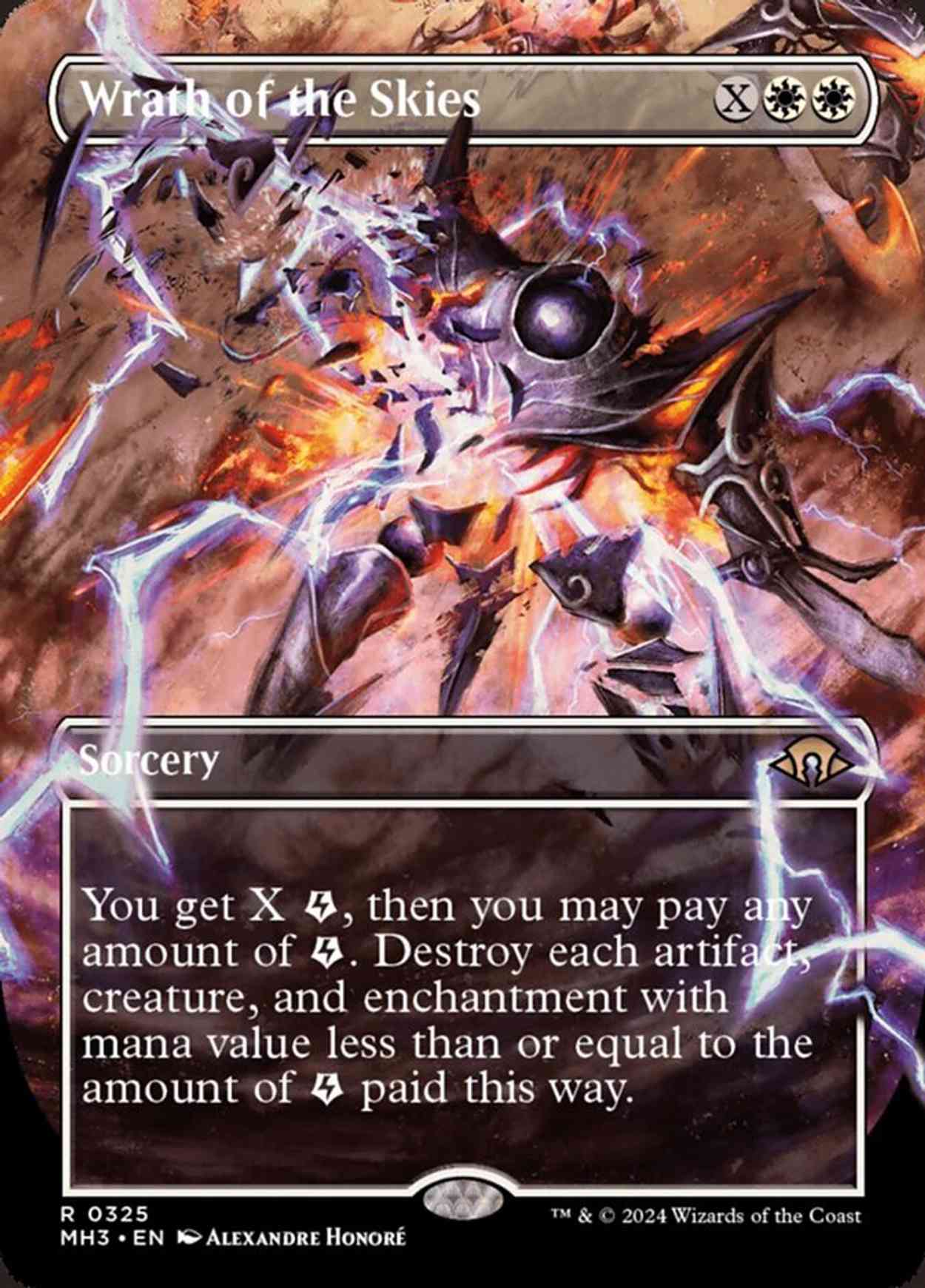 Wrath of the Skies (Borderless) magic card front