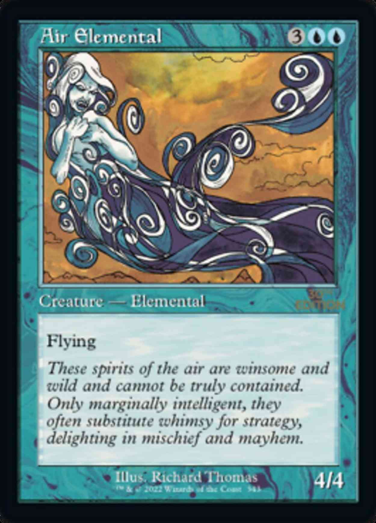 Air Elemental (Retro Frame) magic card front