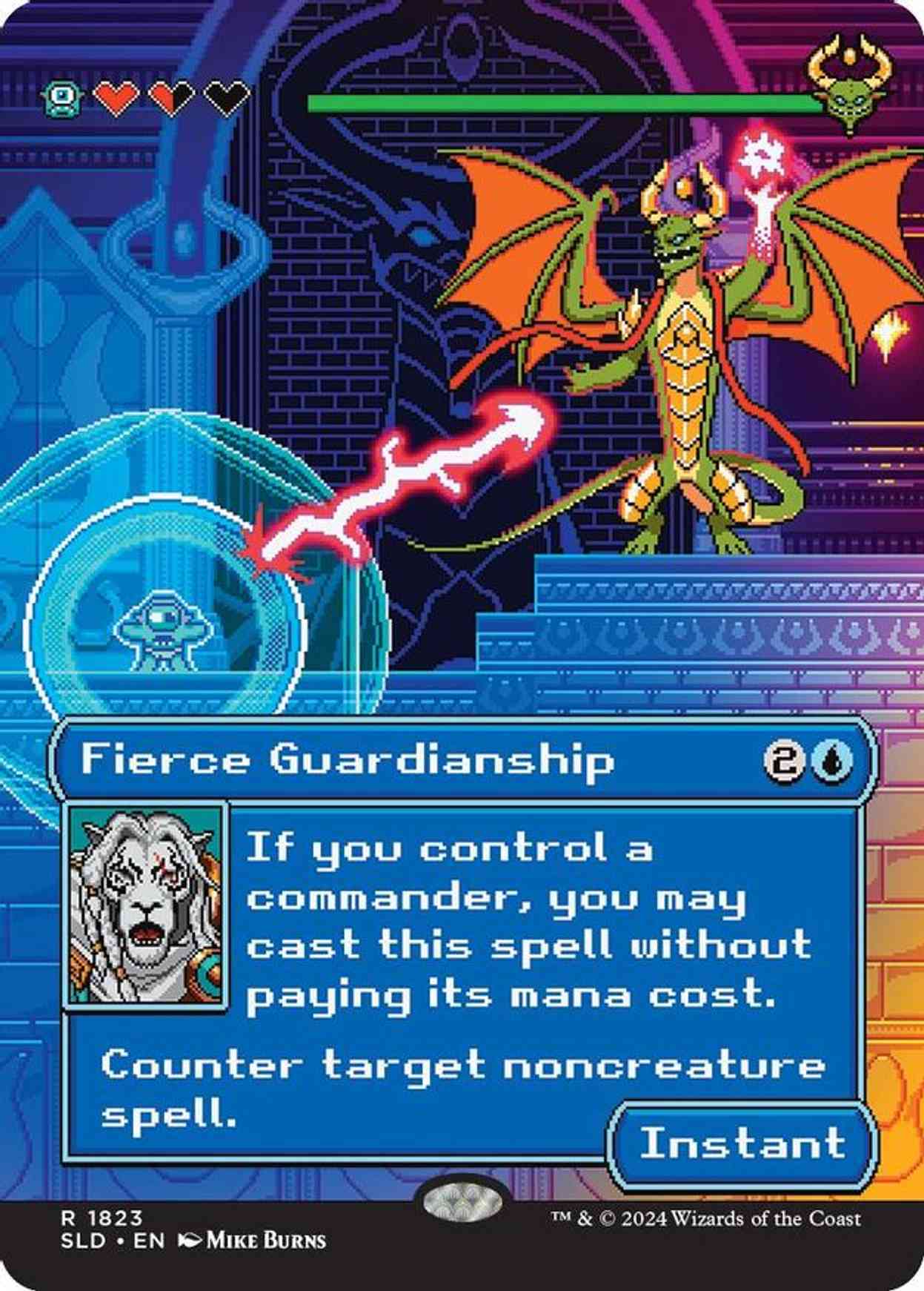 Fierce Guardianship magic card front