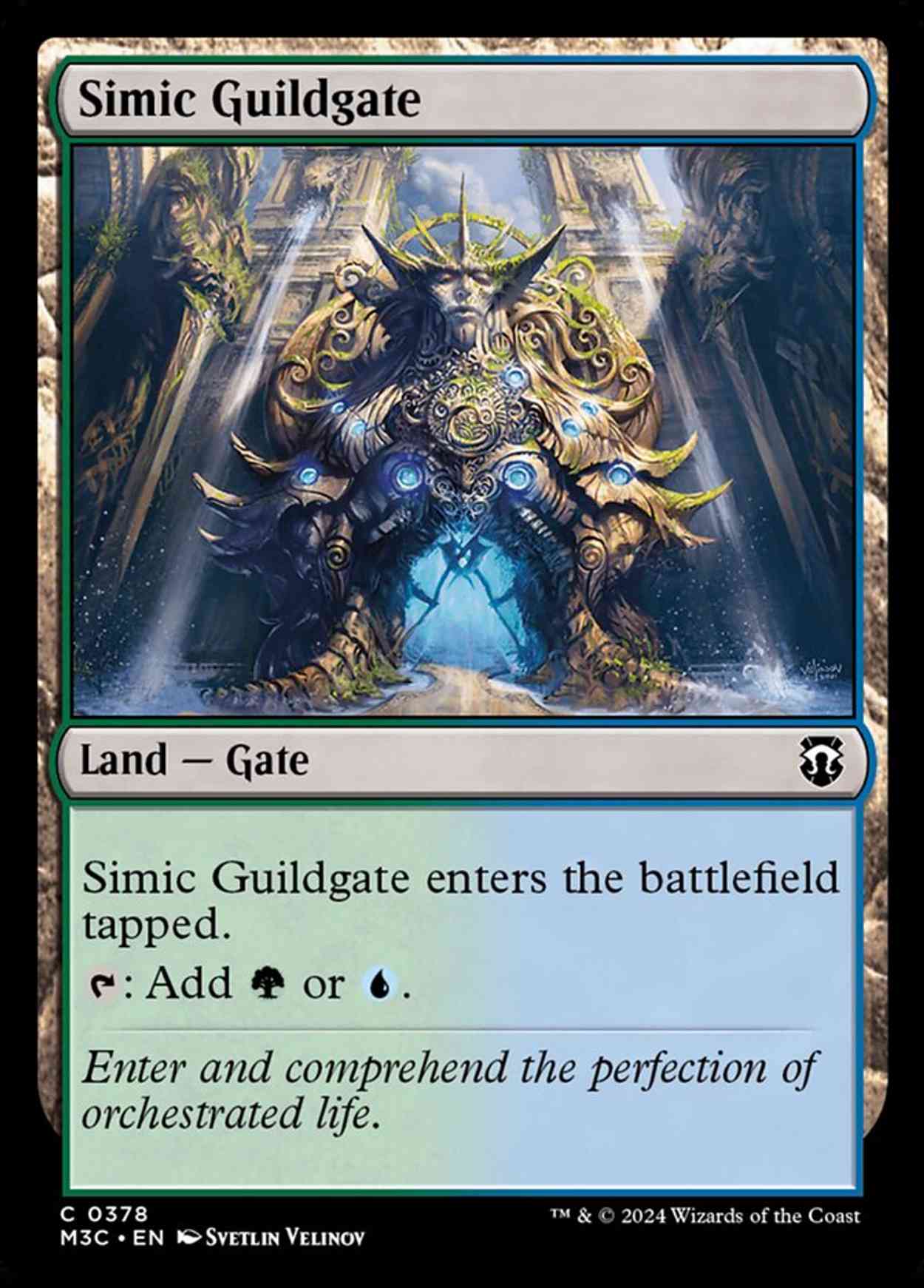 Simic Guildgate magic card front