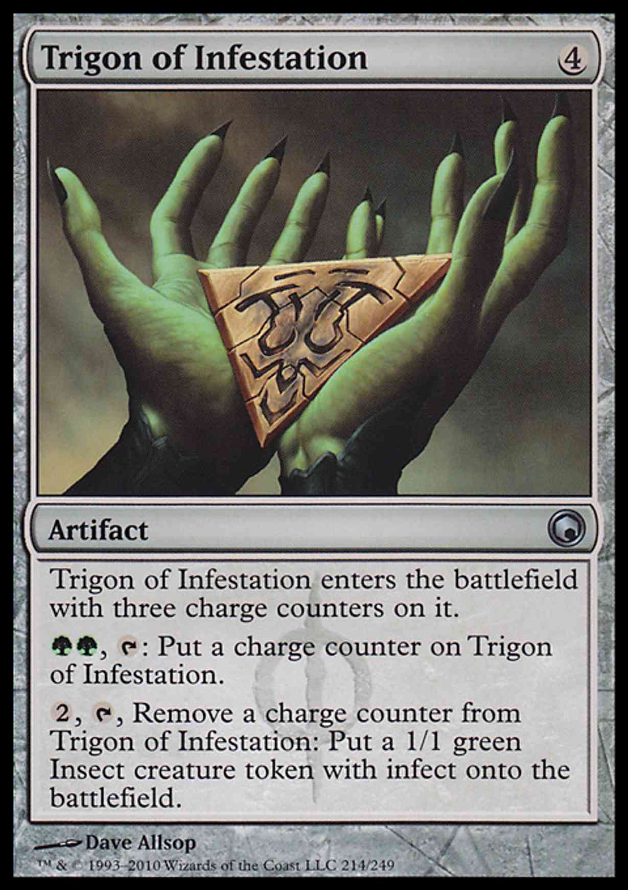 Trigon of Infestation magic card front