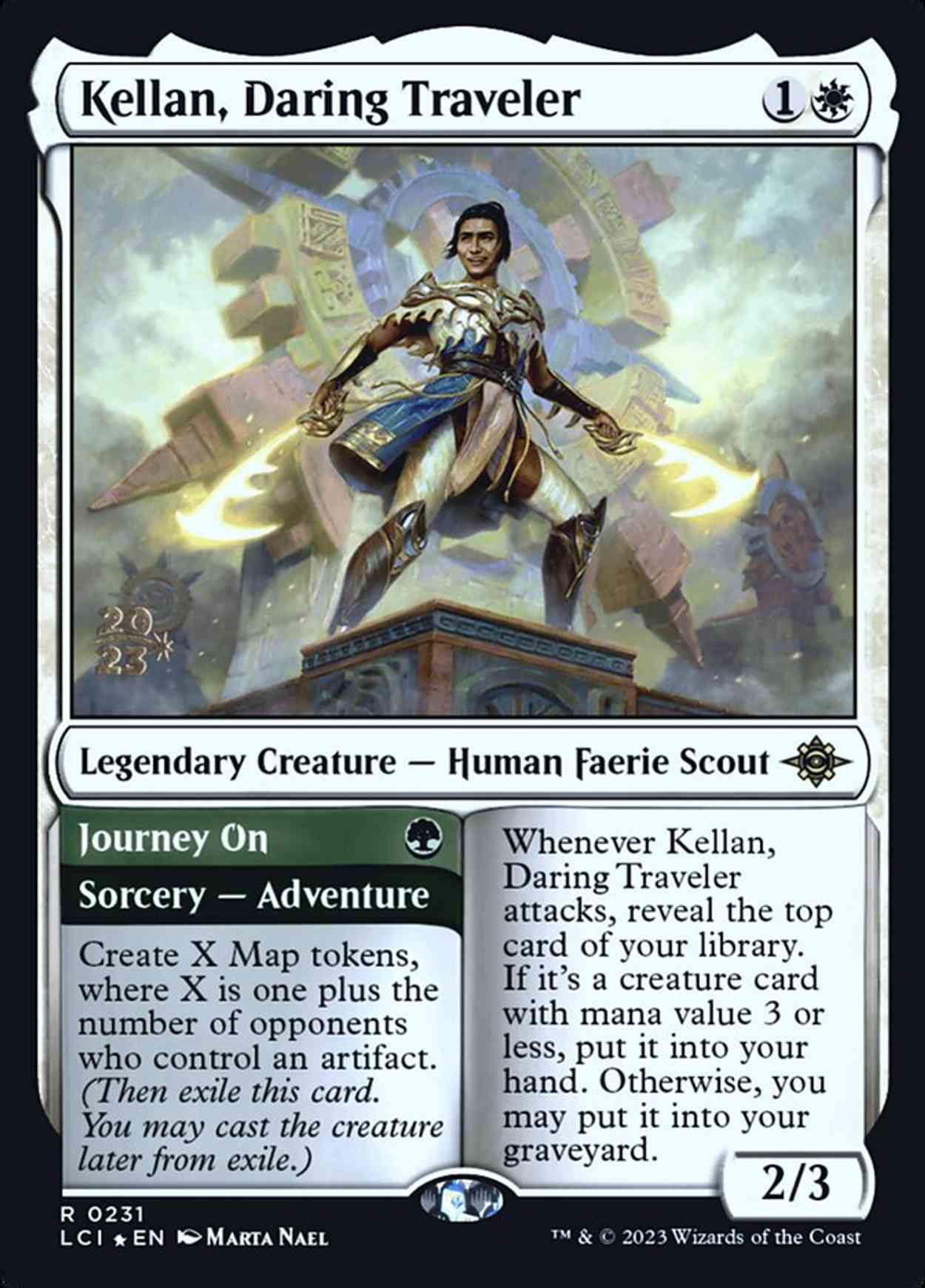 Kellan, Daring Traveler magic card front