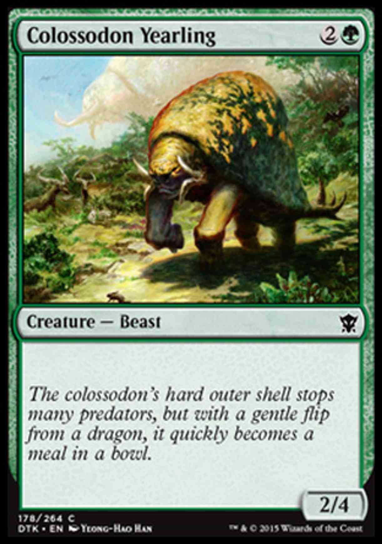 Colossodon Yearling magic card front