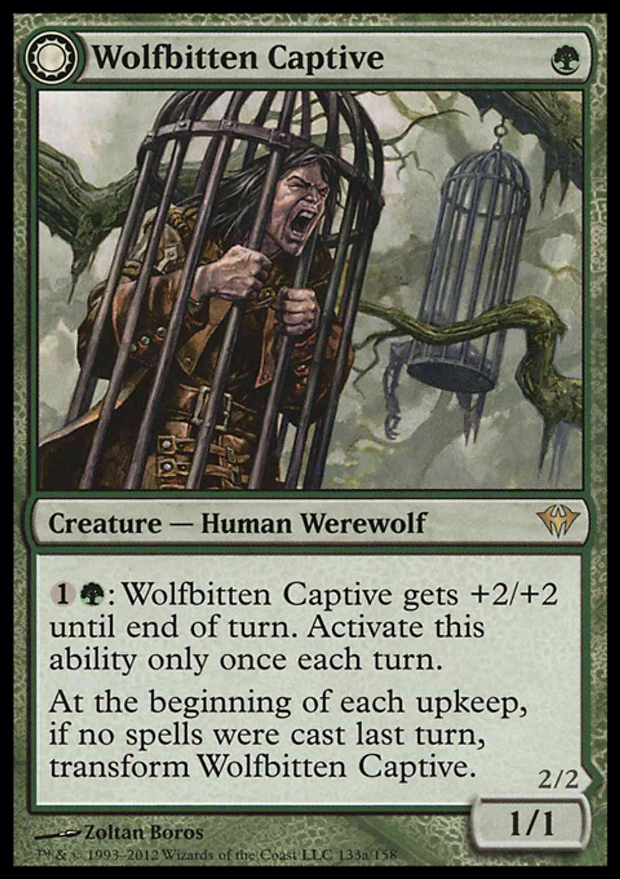 Wolfbitten Captive magic card front