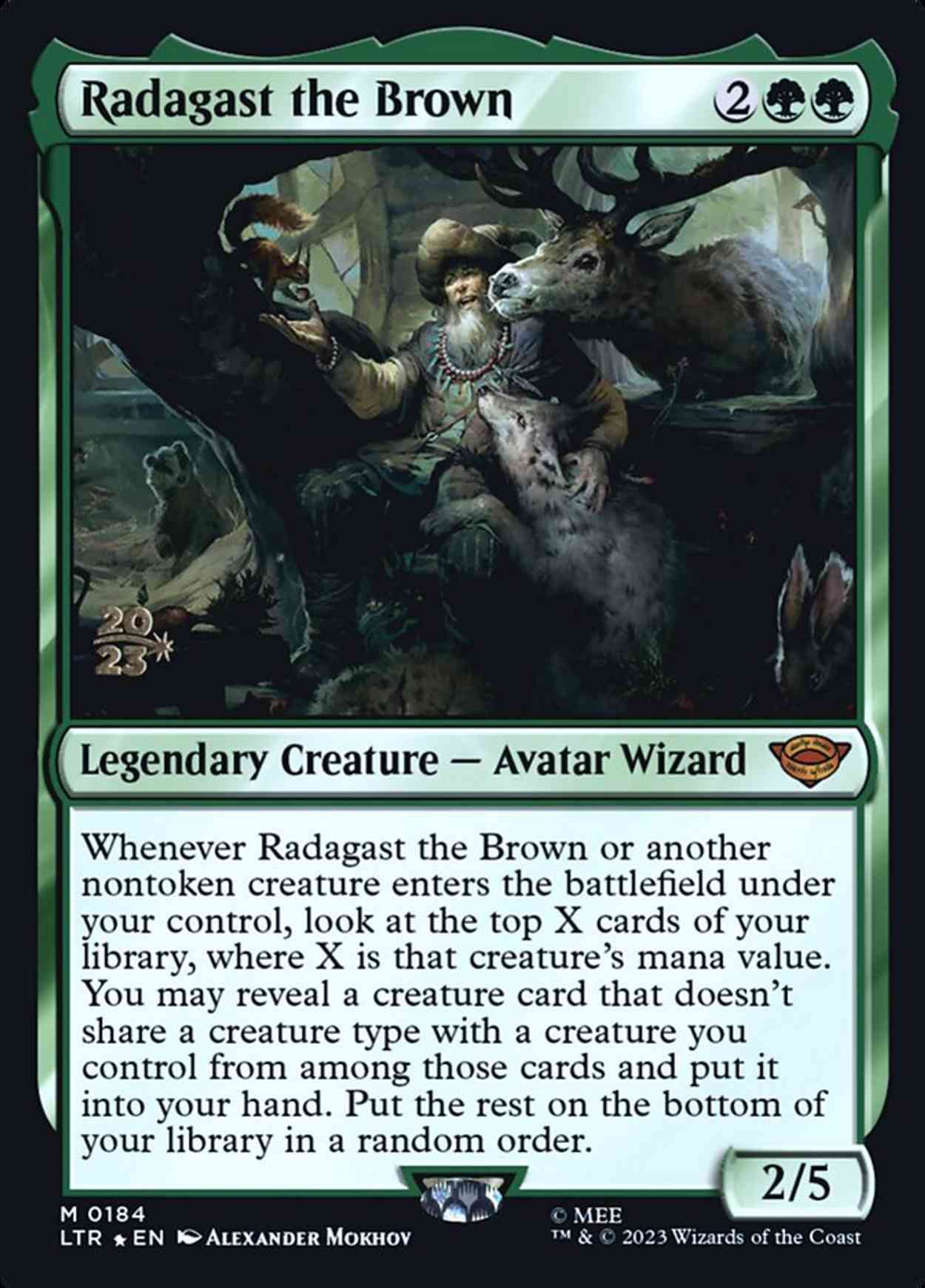 Radagast the Brown magic card front