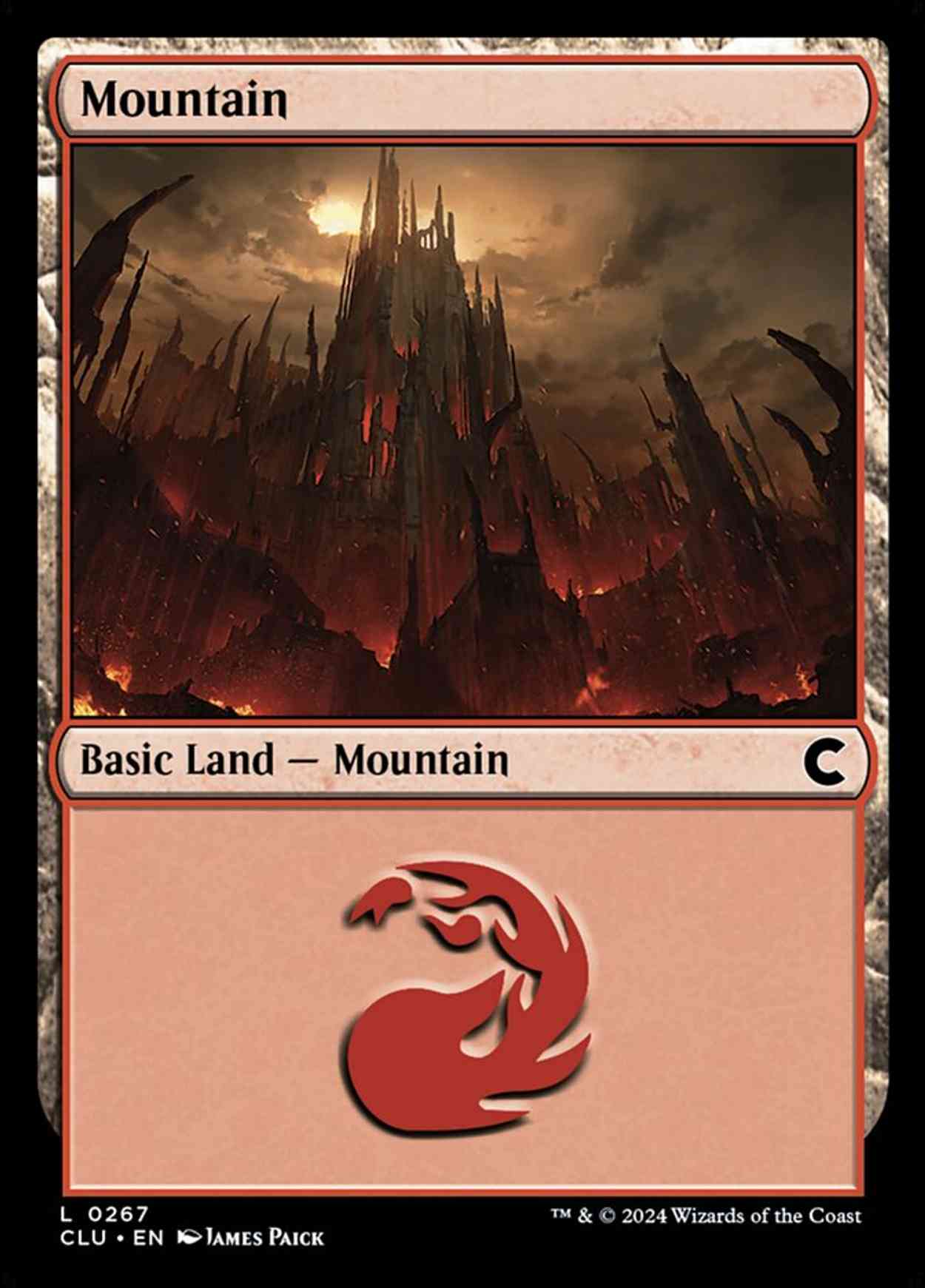 Mountain (0267) magic card front