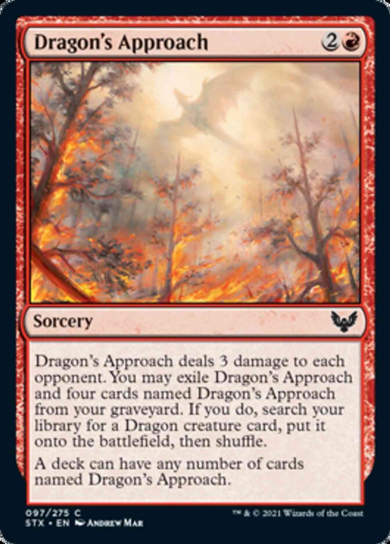 Dragon's Approach magic card front