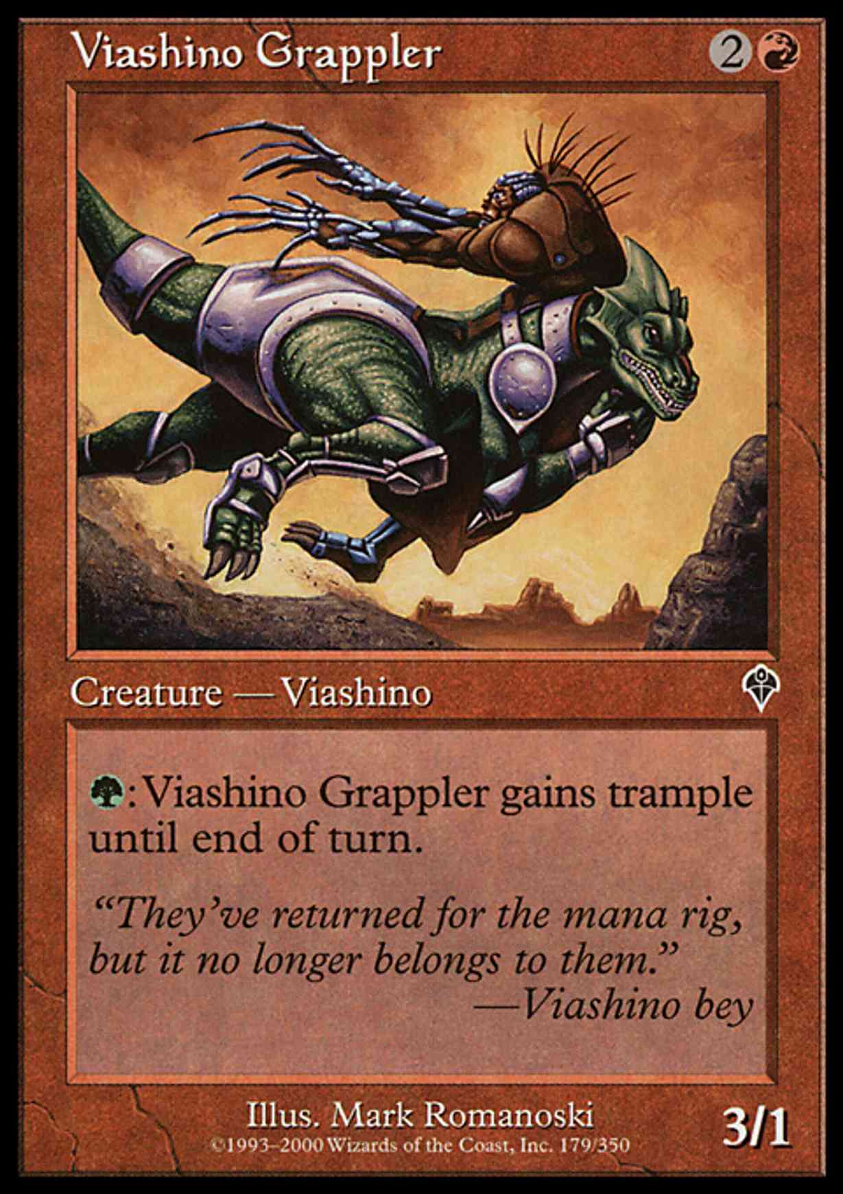 Viashino Grappler magic card front