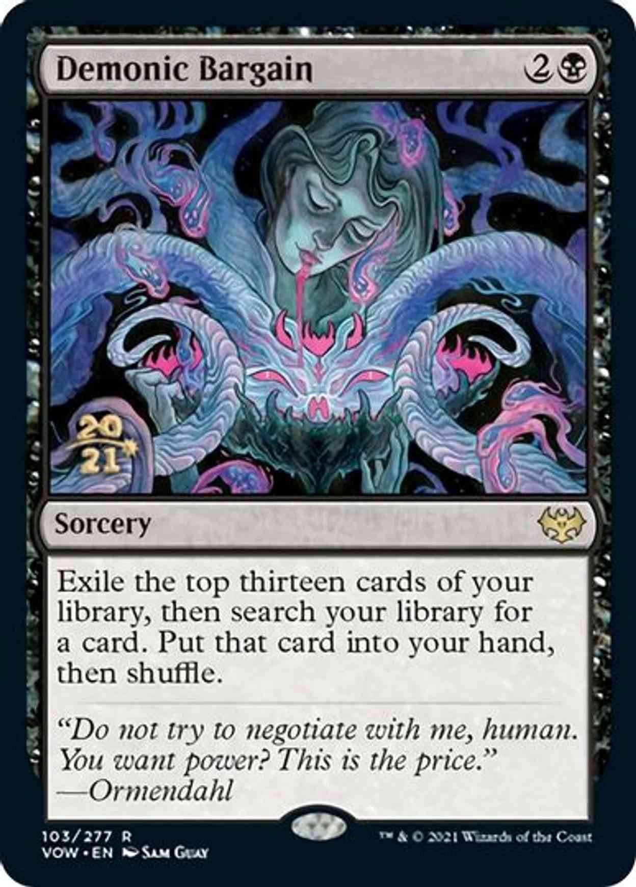 Demonic Bargain magic card front