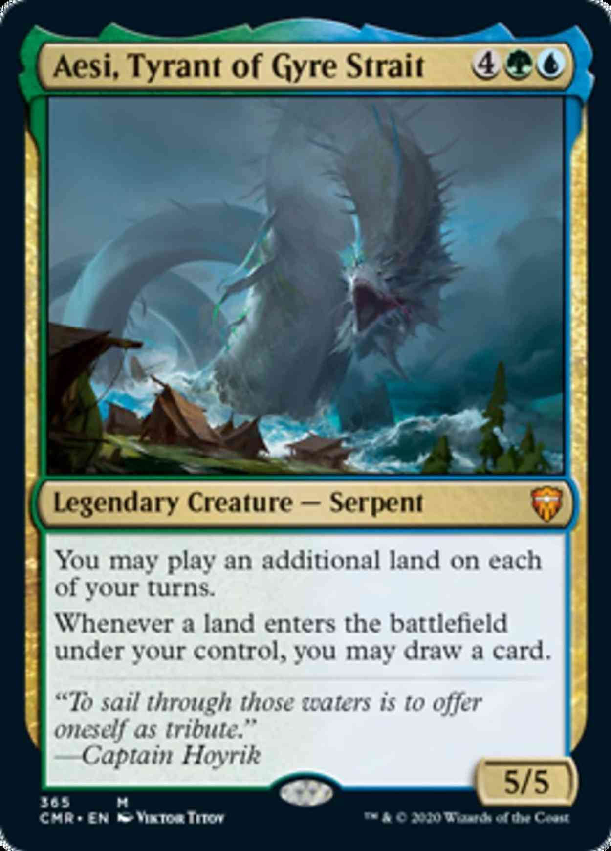 Aesi, Tyrant of Gyre Strait magic card front