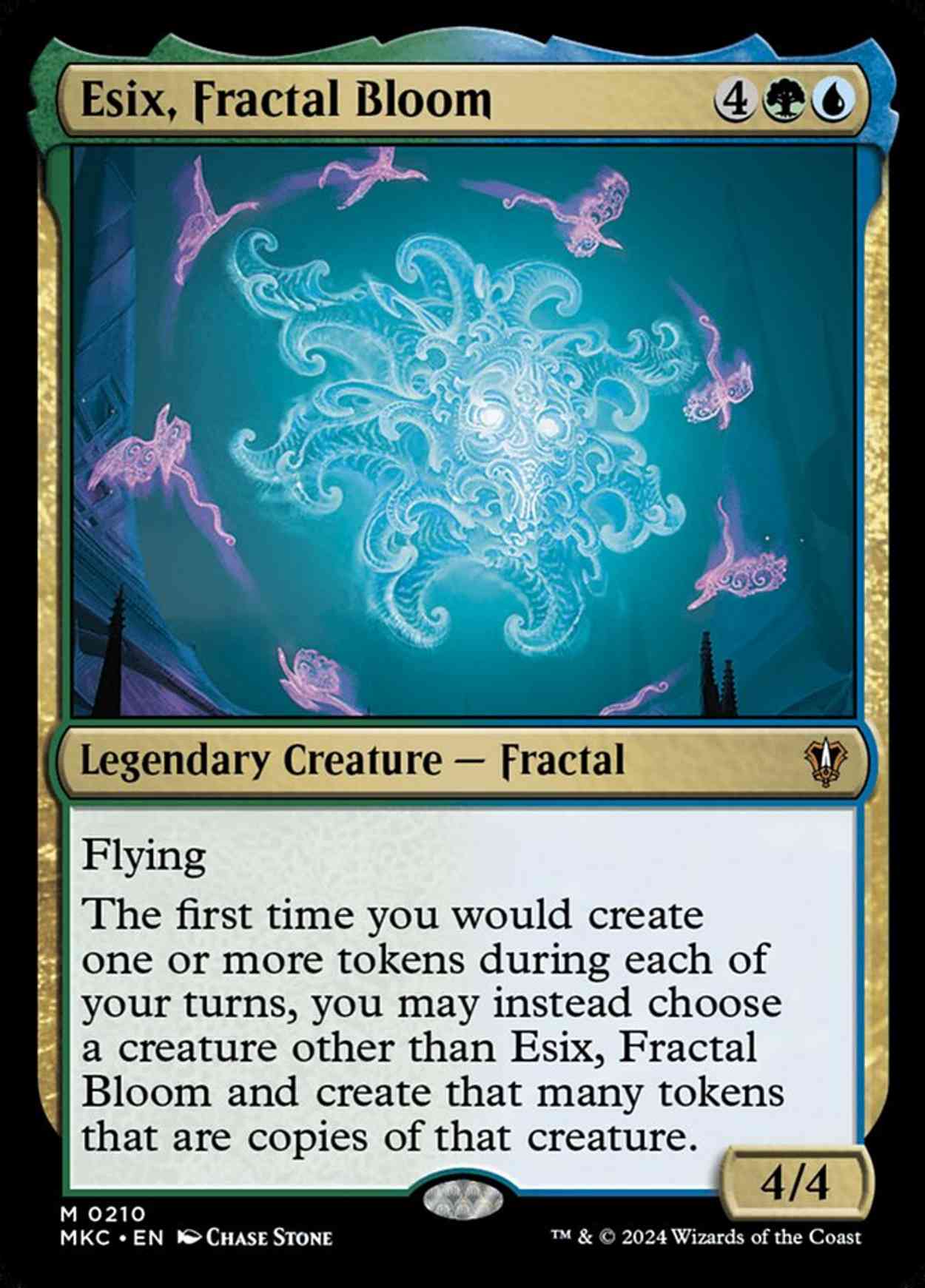 Esix, Fractal Bloom magic card front