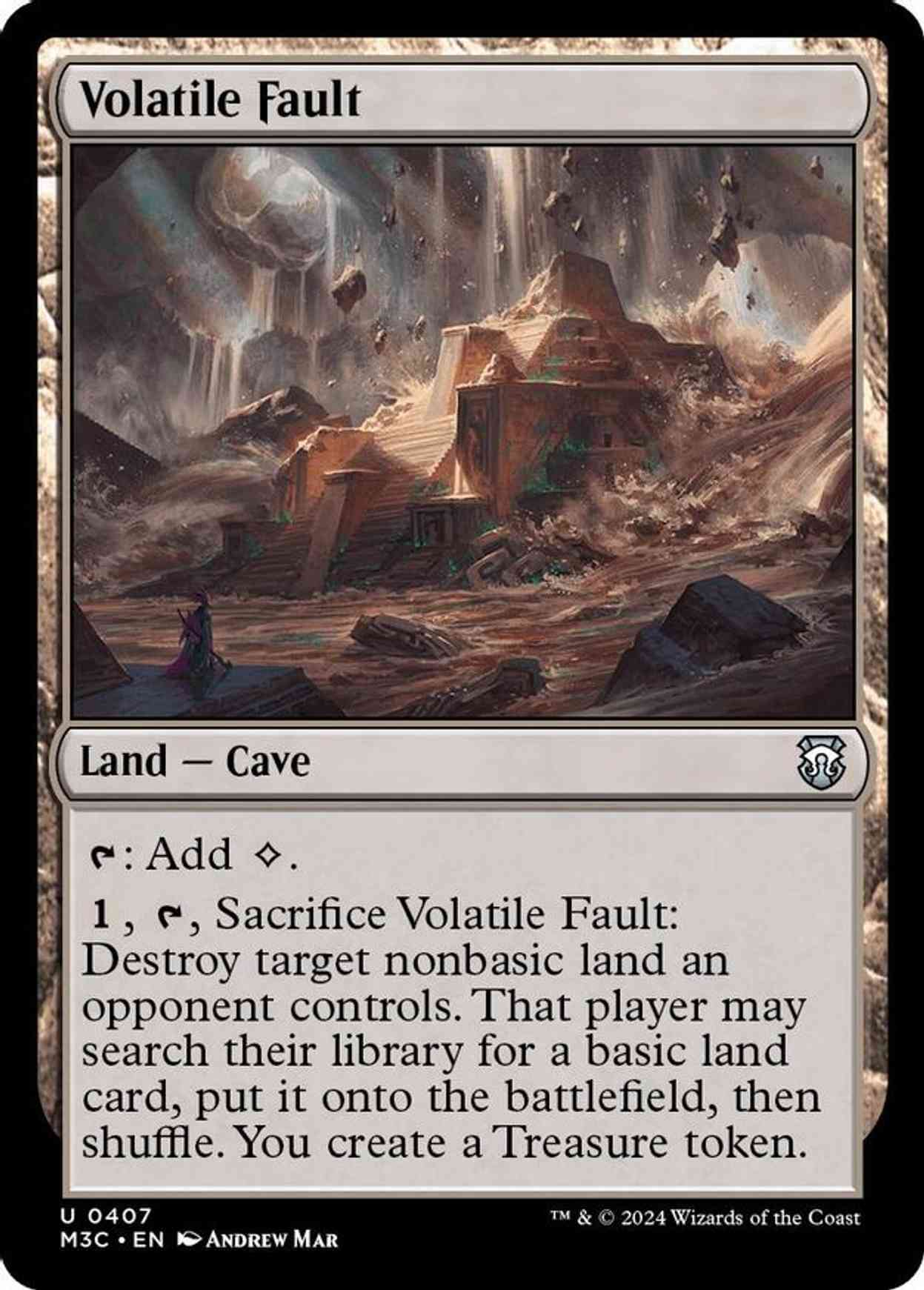 Volatile Fault (Ripple Foil) magic card front