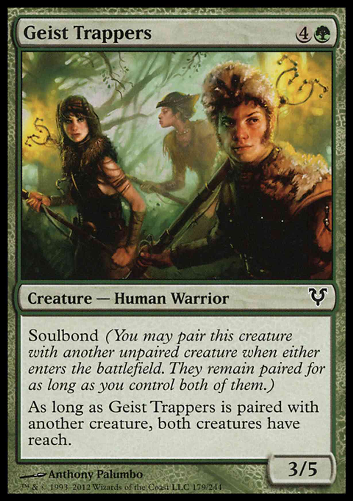 Geist Trappers magic card front