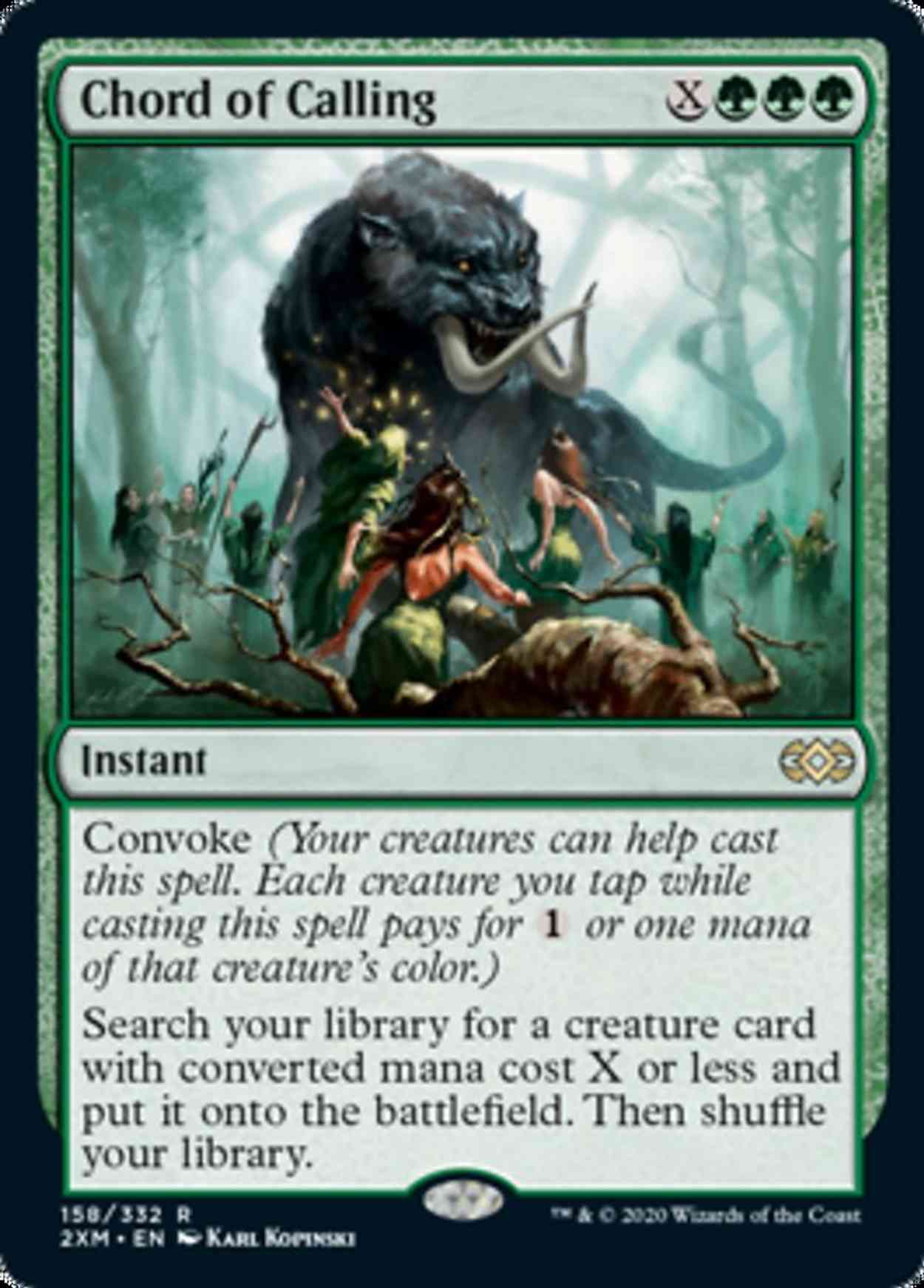Chord of Calling magic card front