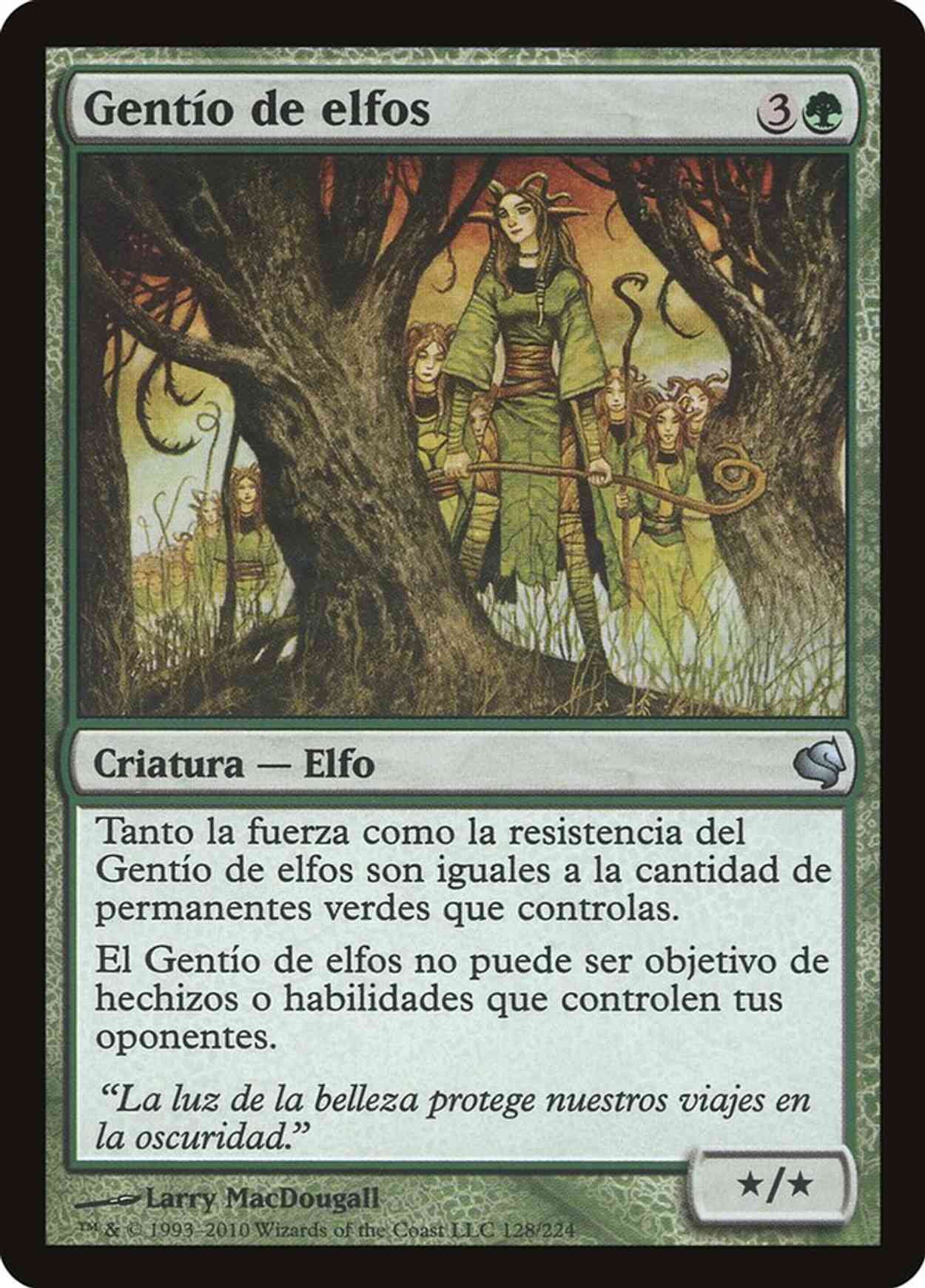 Drove of Elves (Retro Frame) magic card front