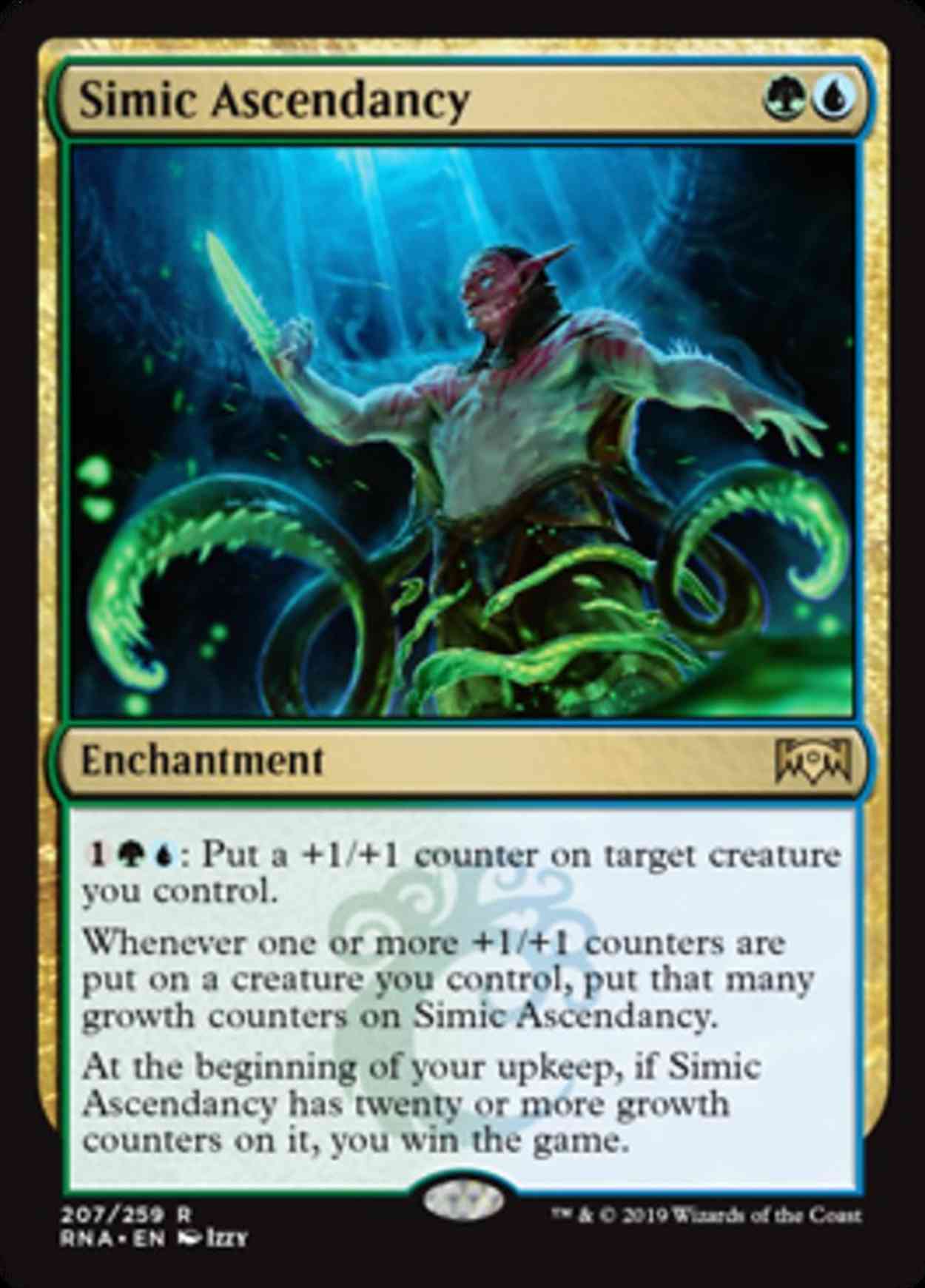 Simic Ascendancy magic card front