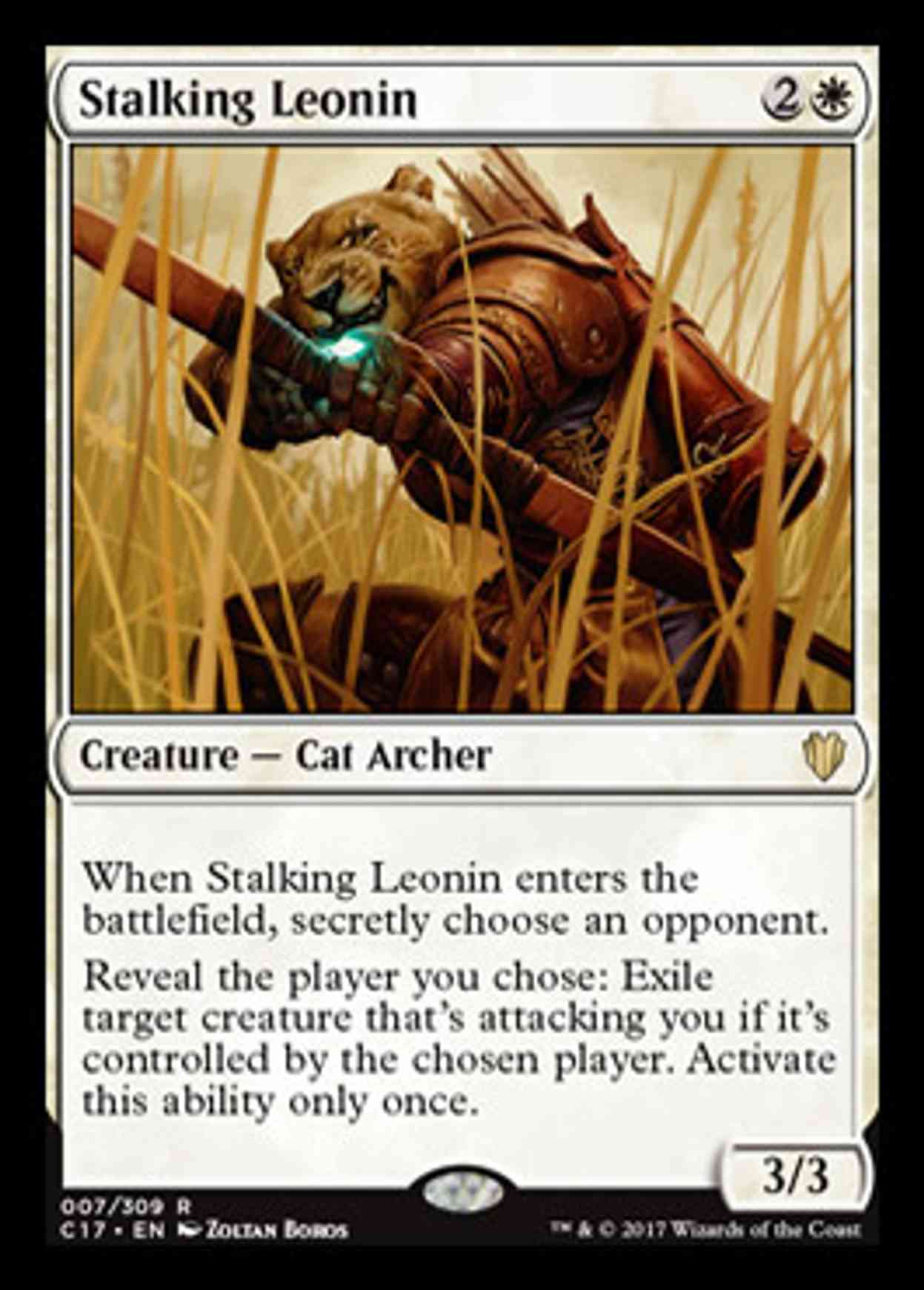 Stalking Leonin magic card front
