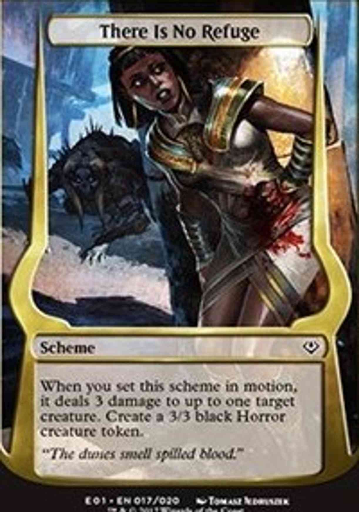 There Is No Refuge (Archenemy: Nicol Bolas) magic card front