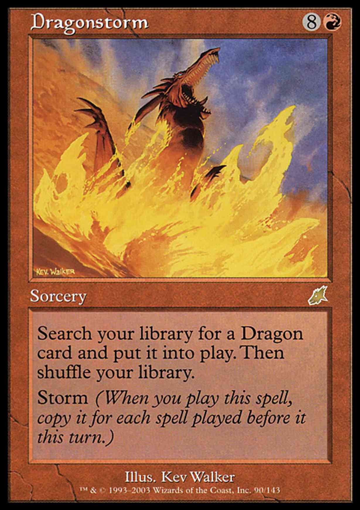 Dragonstorm magic card front