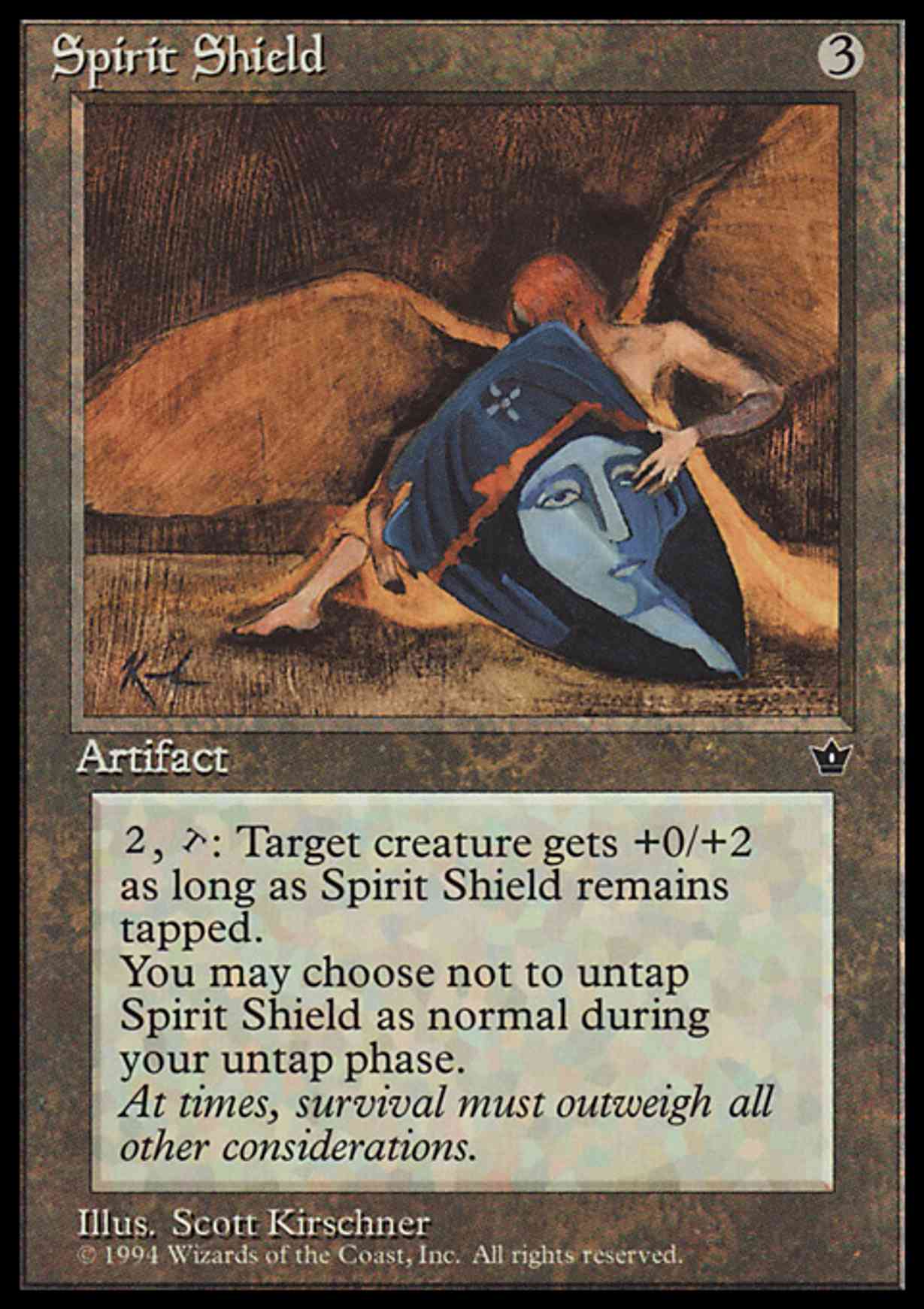 Spirit Shield magic card front
