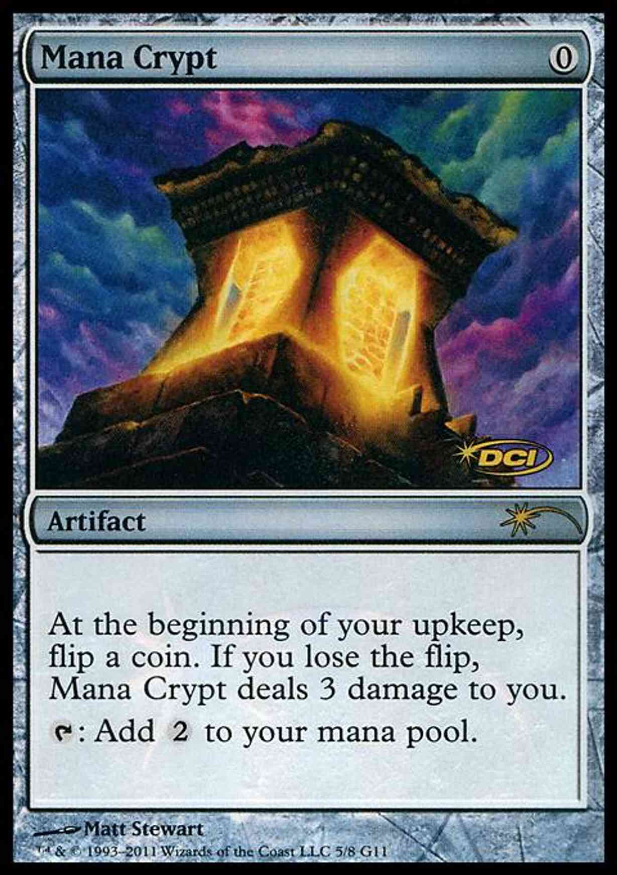 Mana Crypt magic card front