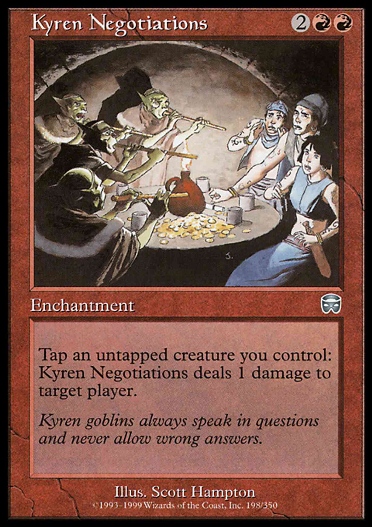 Kyren Negotiations magic card front