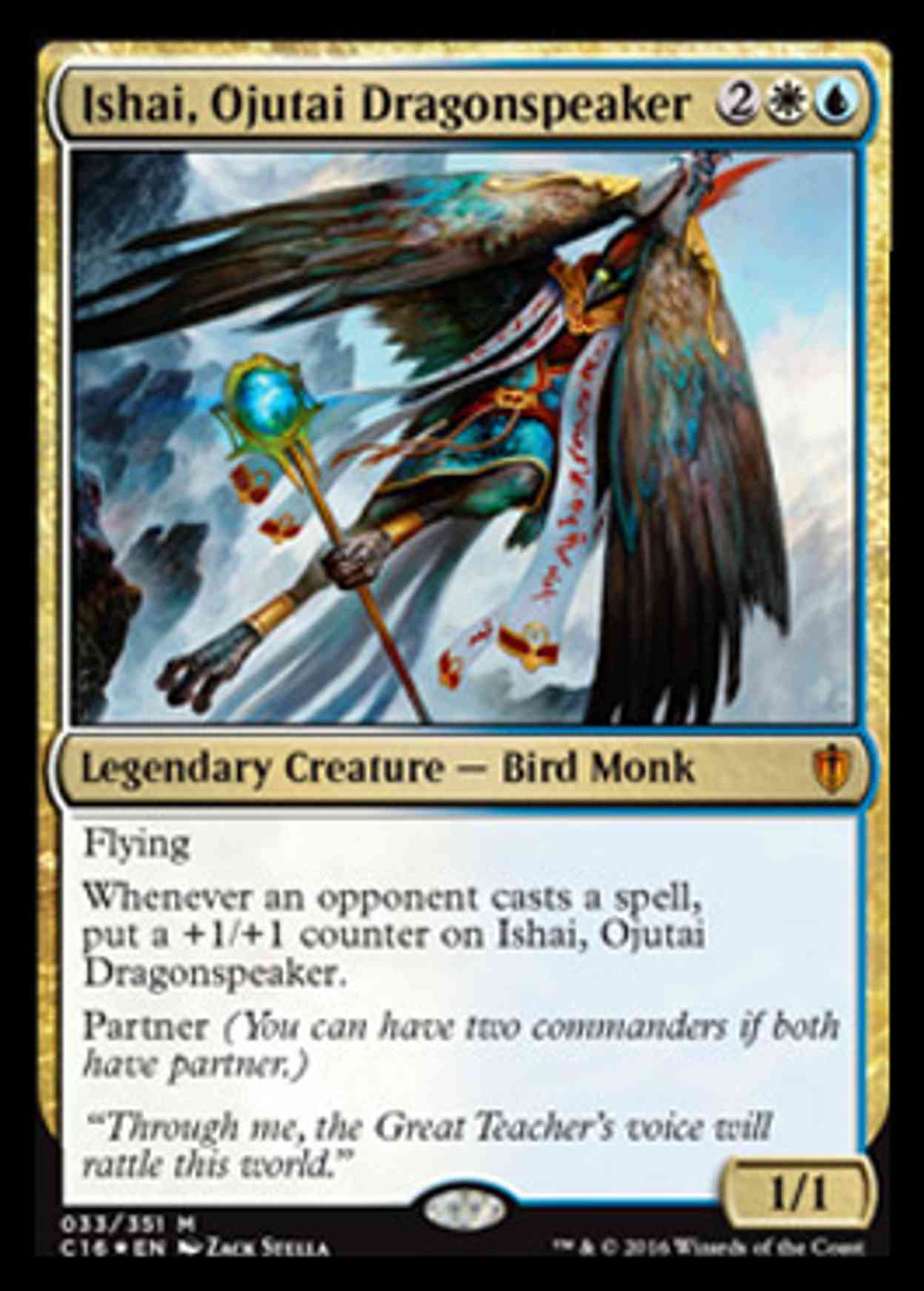 Ishai, Ojutai Dragonspeaker magic card front