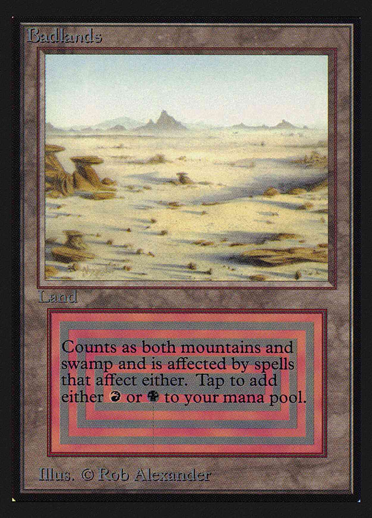 Badlands (IE) magic card front