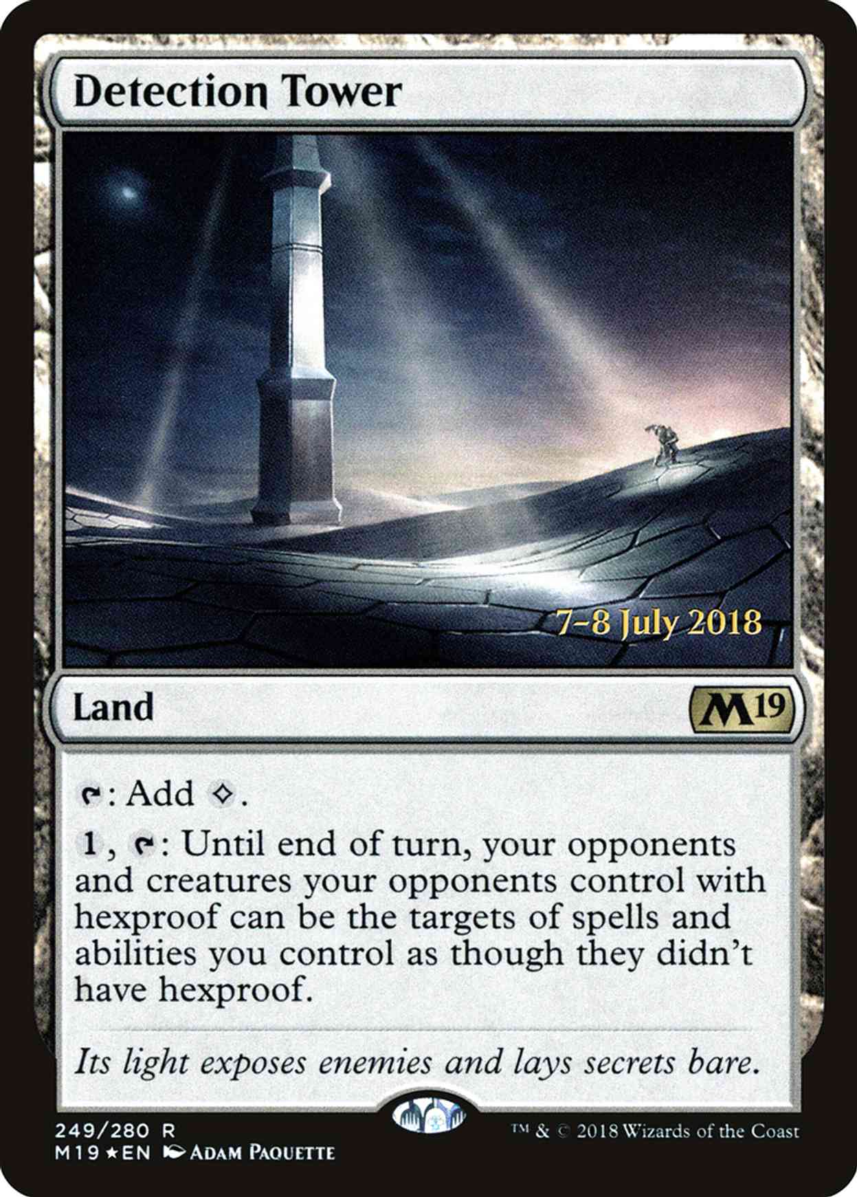 Detection Tower magic card front