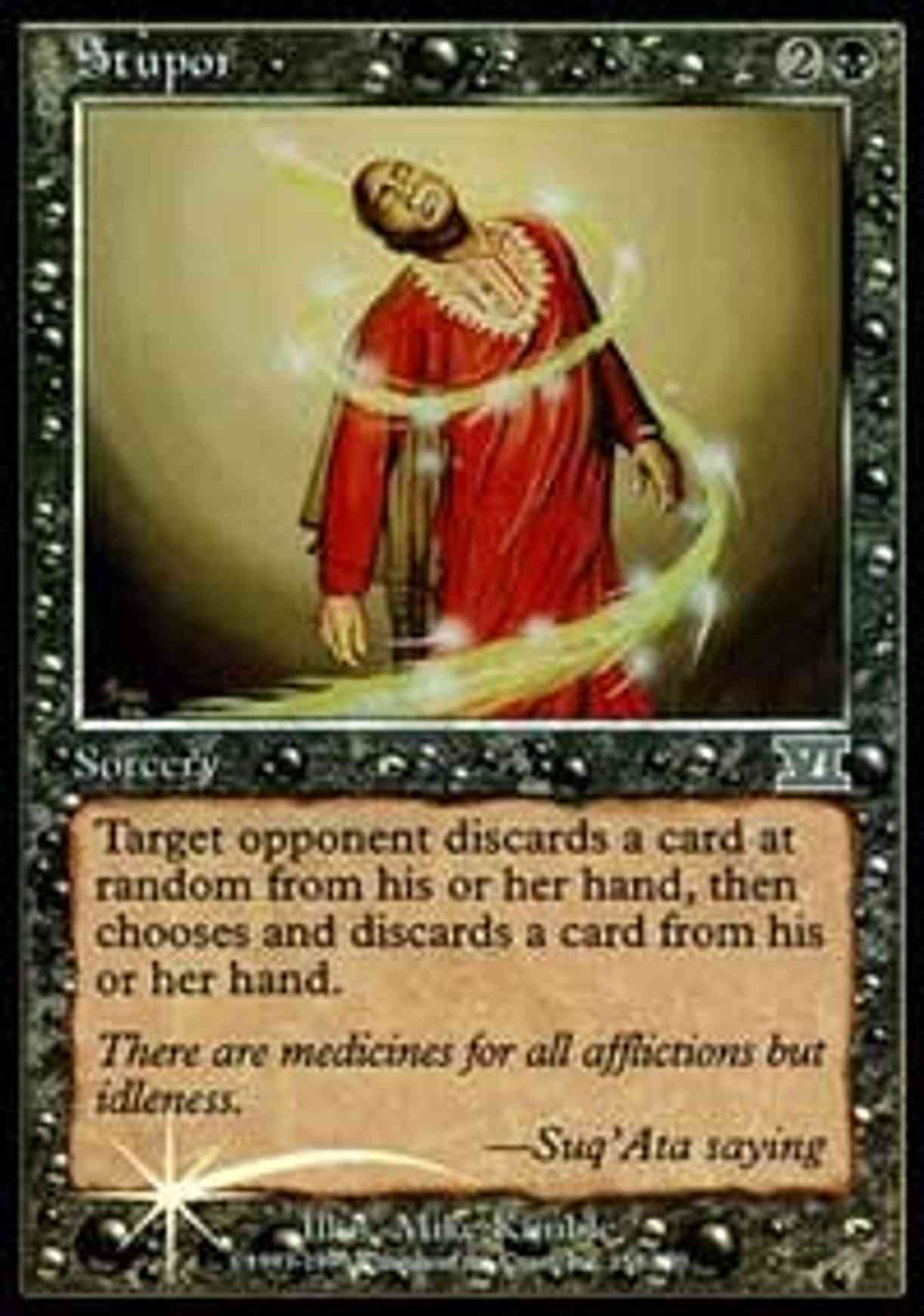 Stupor magic card front