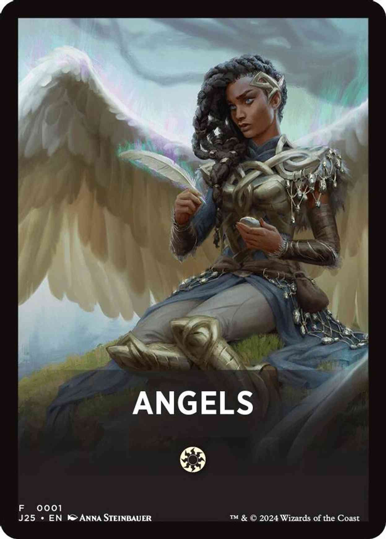 Angels Theme Card magic card front