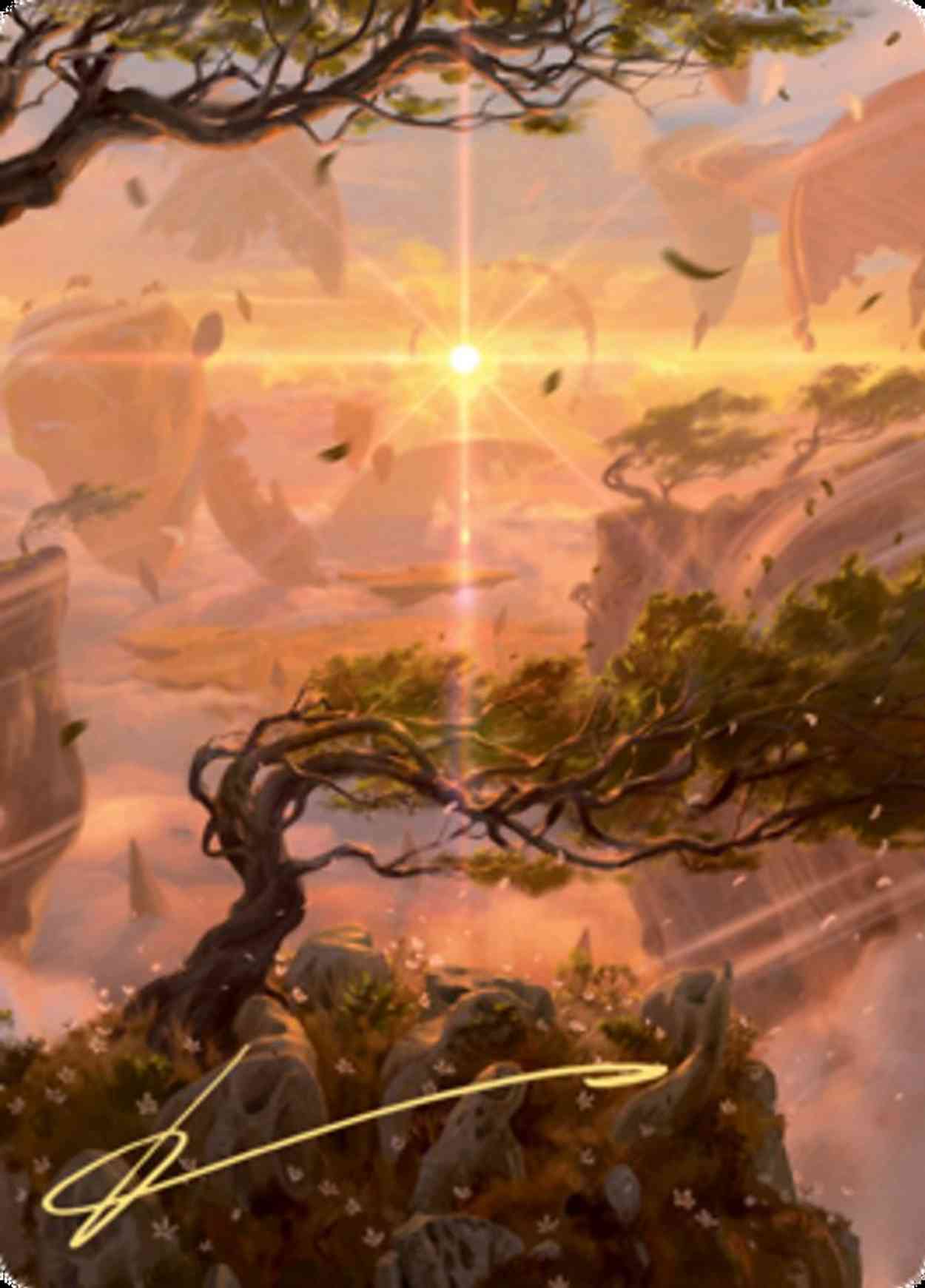 Windswept Heath Art Card (Gold-Stamped Signature) magic card front