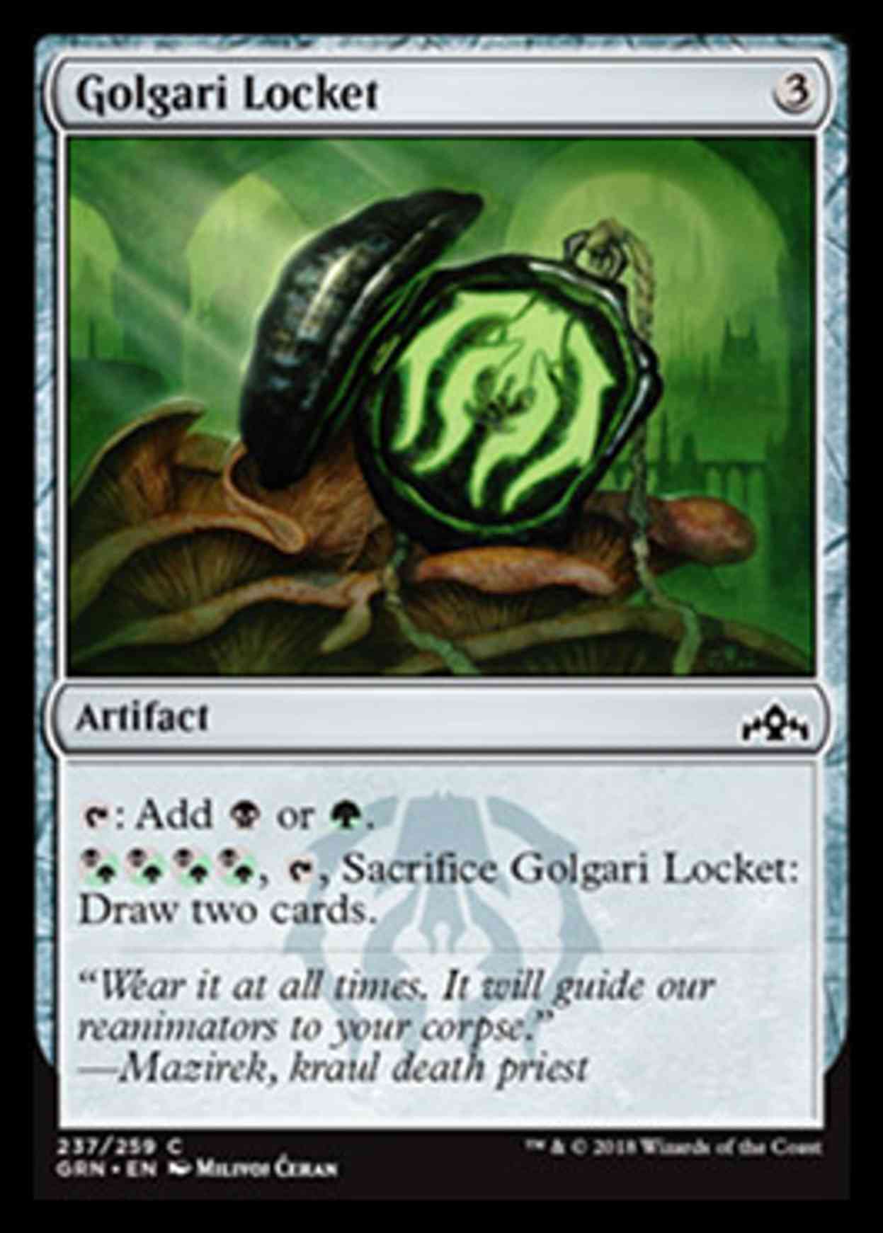 Golgari Locket magic card front