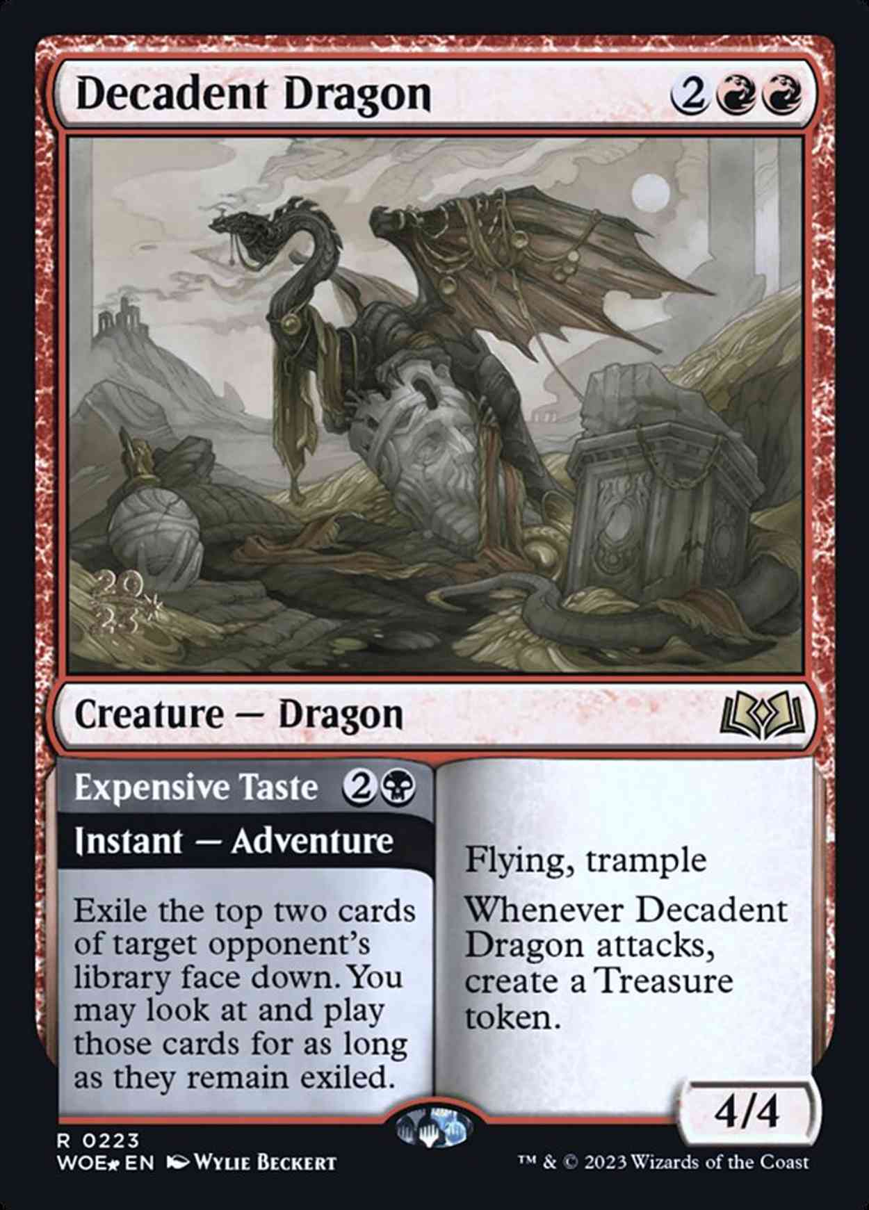 Decadent Dragon magic card front