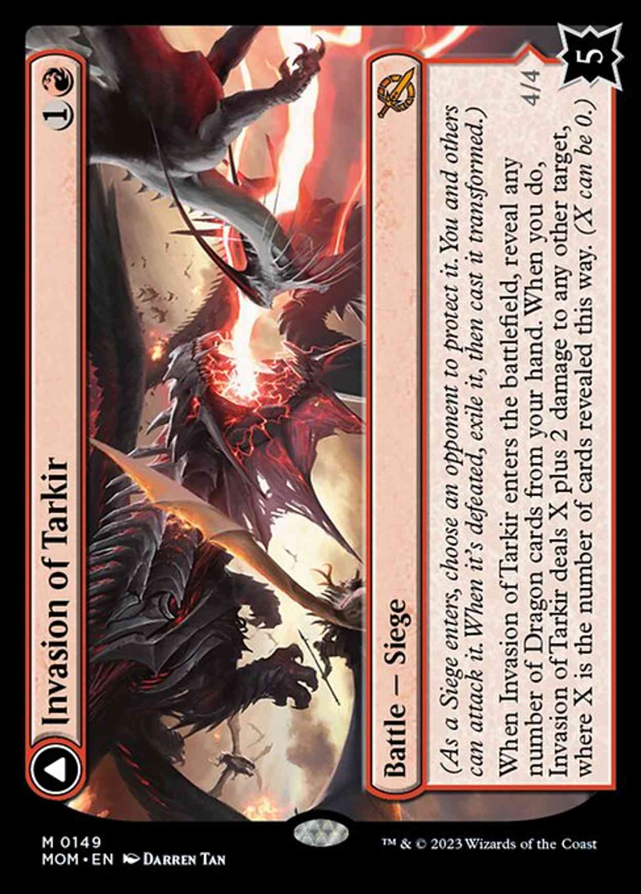 Invasion of Tarkir magic card front