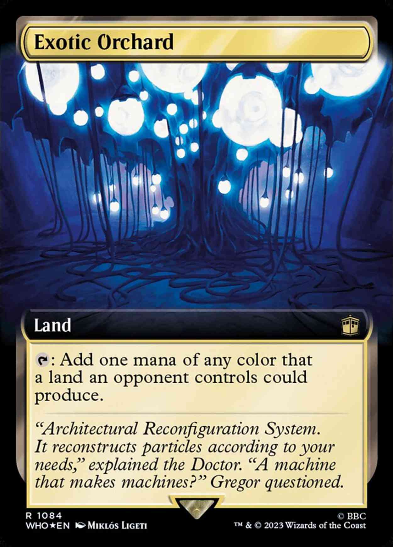 Exotic Orchard (Extended Art) (Surge Foil) magic card front