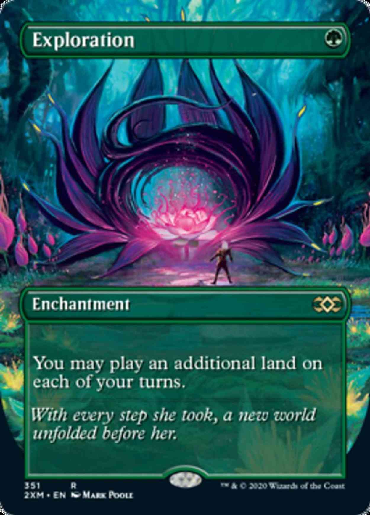 Exploration (Borderless) magic card front