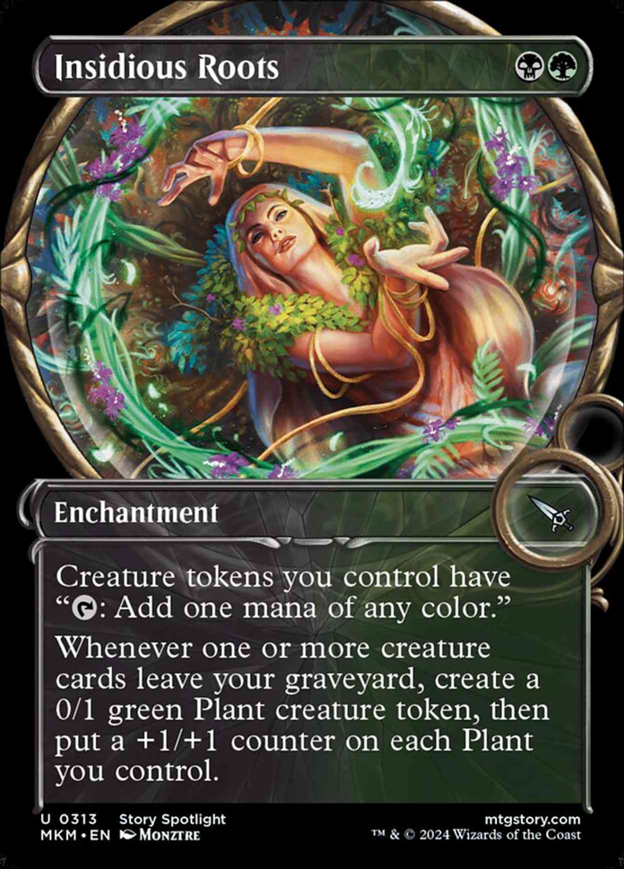 Insidious Roots (Showcase) magic card front