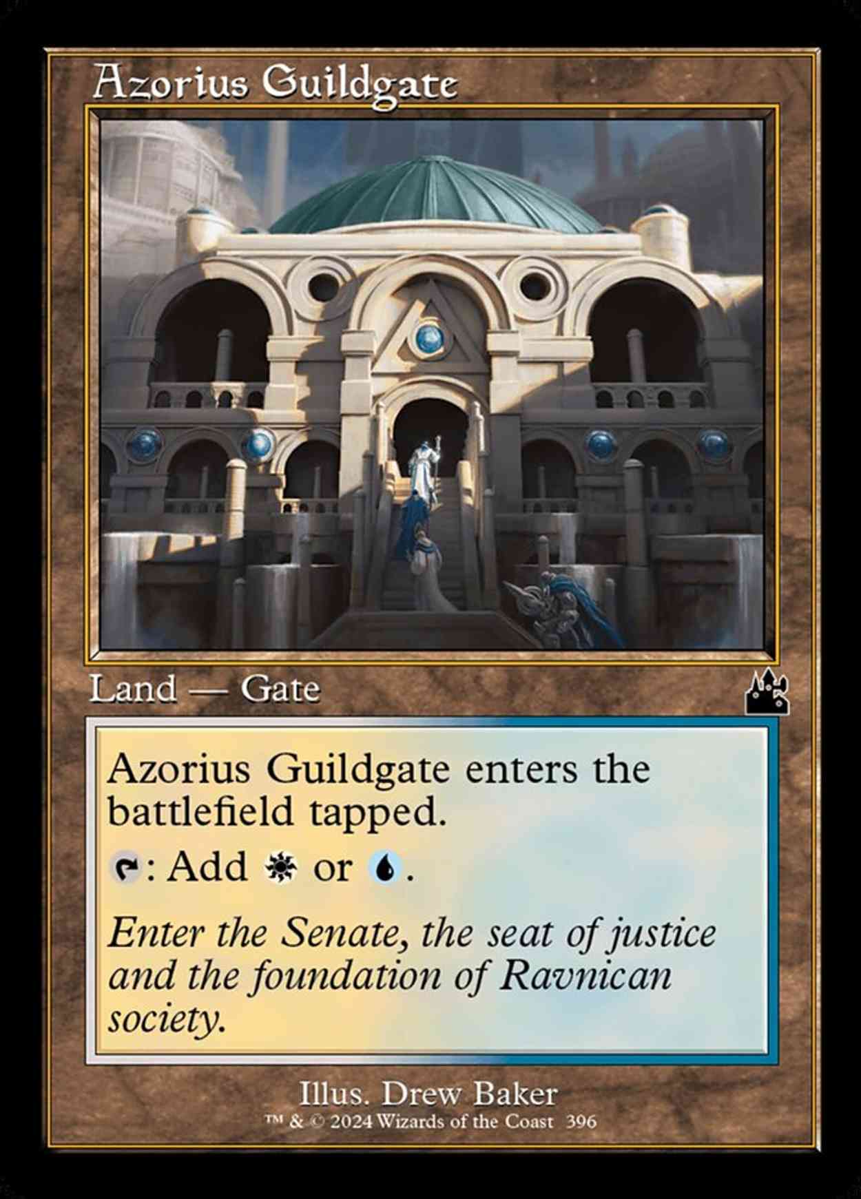 Azorius Guildgate (Retro Frame) magic card front