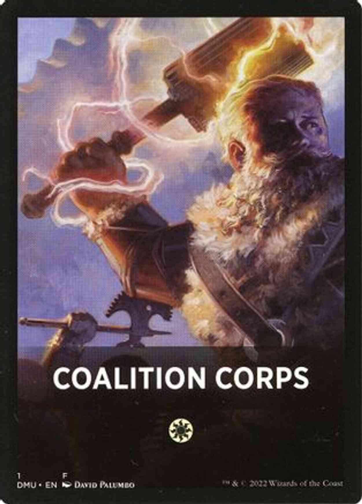 Coalition Corps Theme Card magic card front