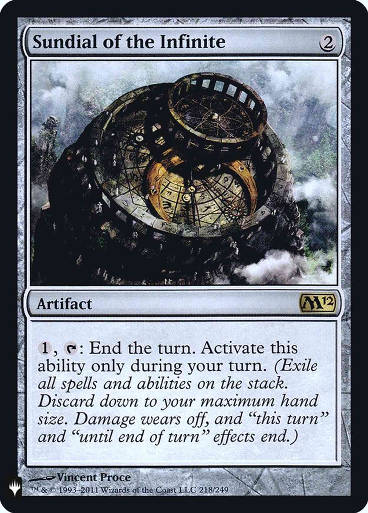 Sundial of the Infinite magic card front