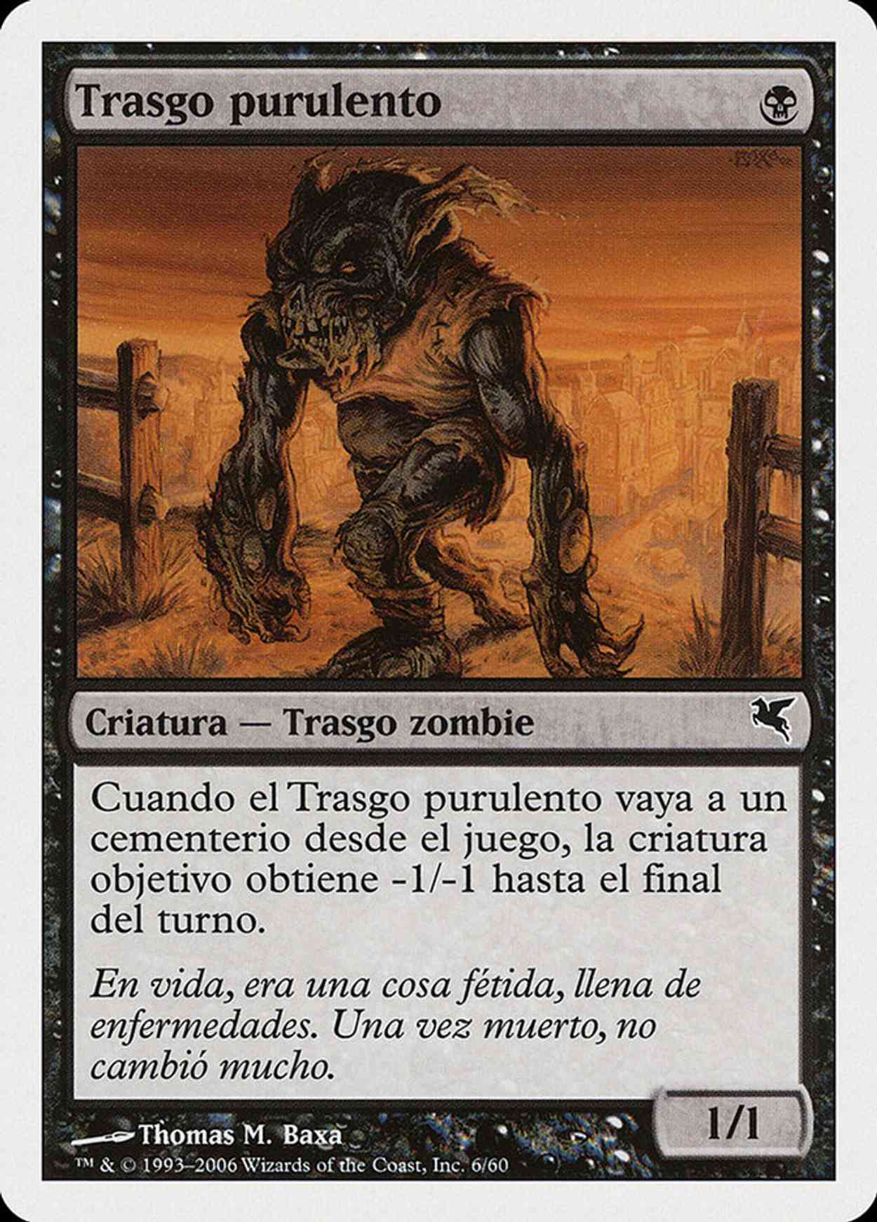 Festering Goblin (Retro Frame) magic card front