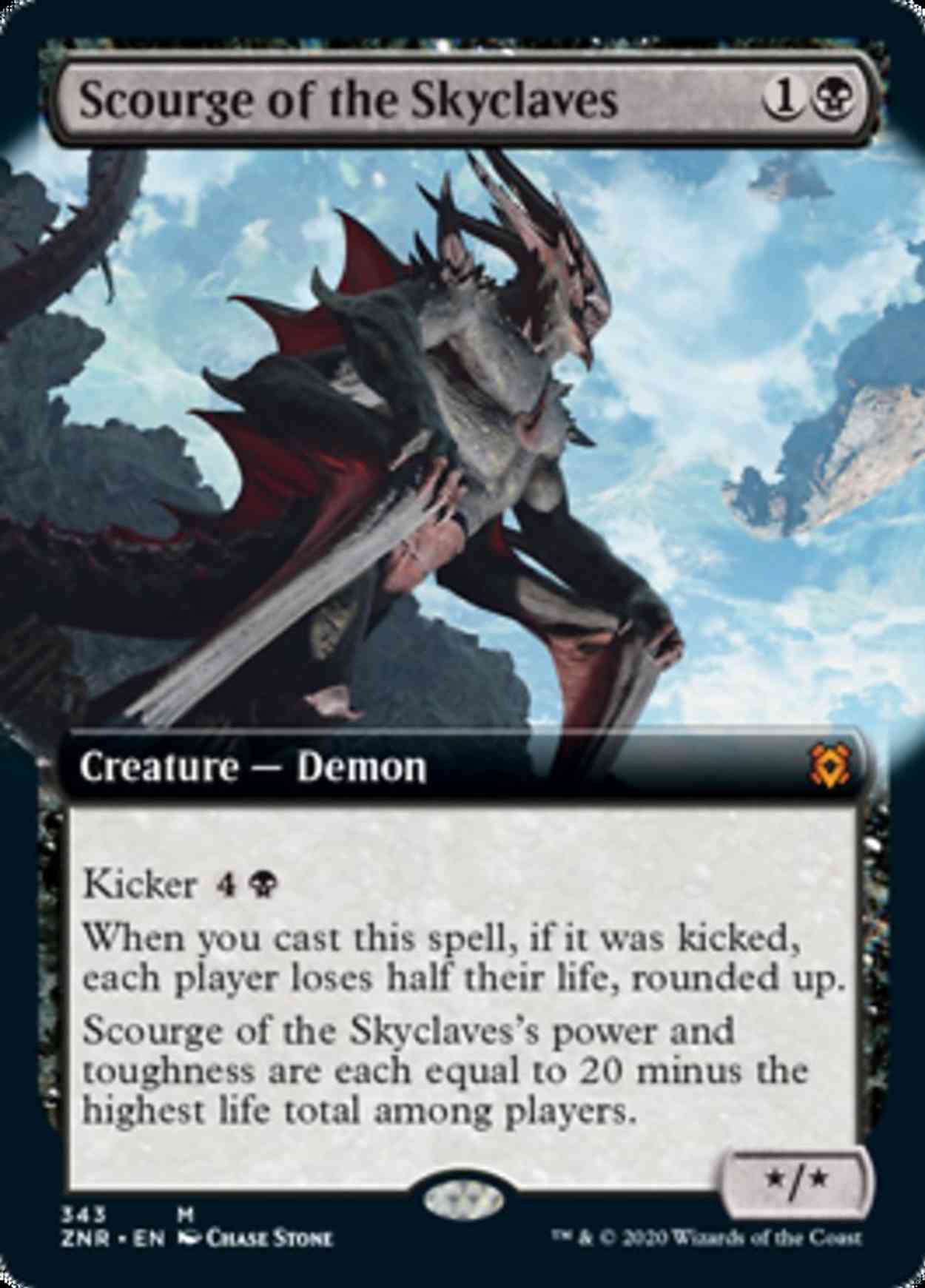 Scourge of the Skyclaves (Extended Art) magic card front