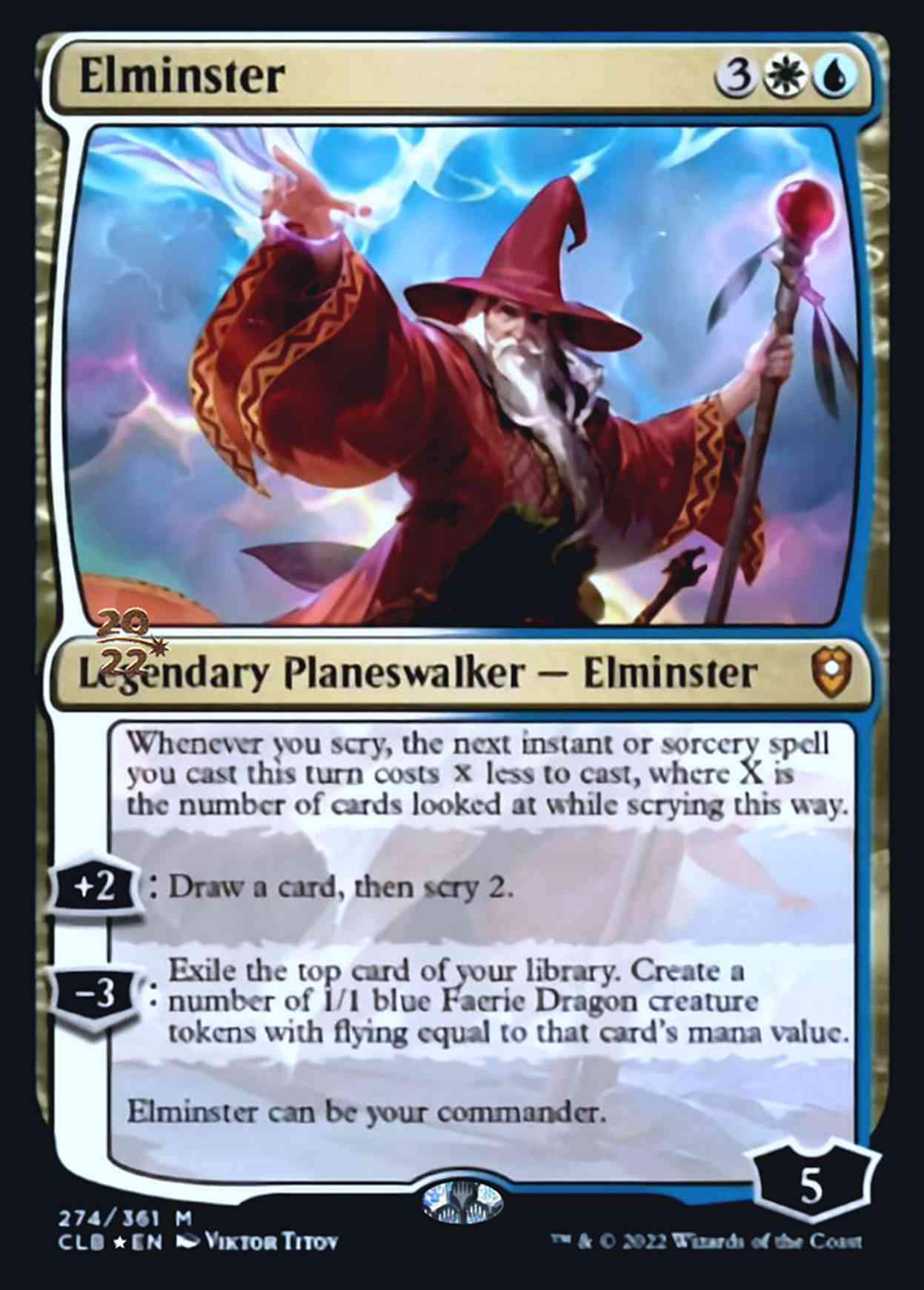 Elminster magic card front