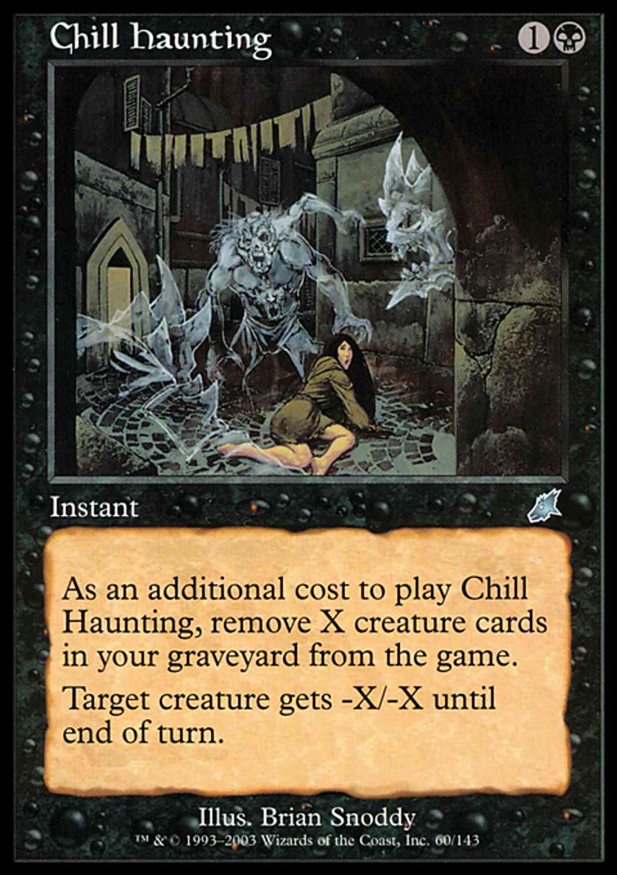 Chill Haunting magic card front