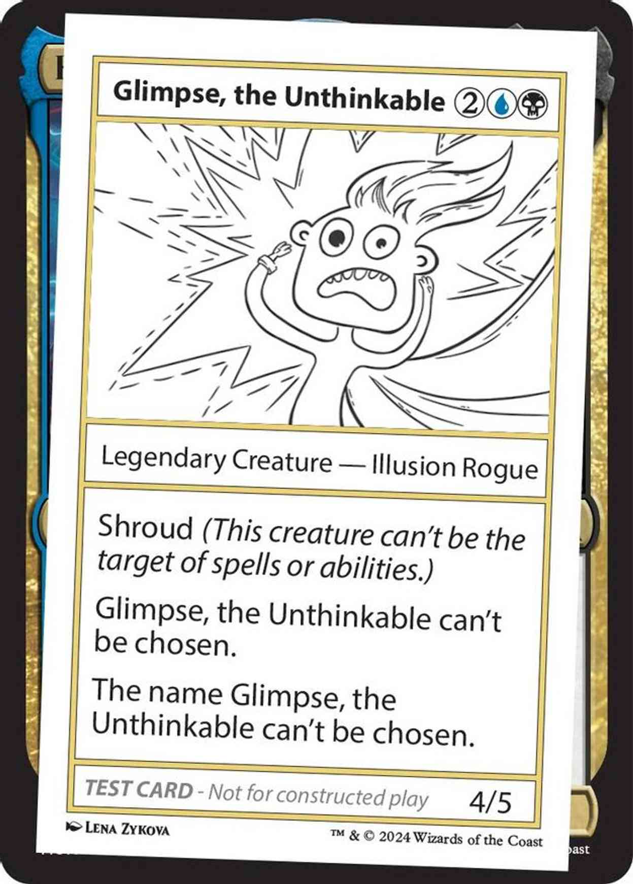 Glimpse, the Unthinkable magic card front