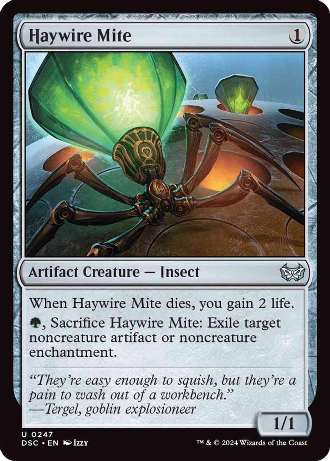 Haywire Mite magic card front