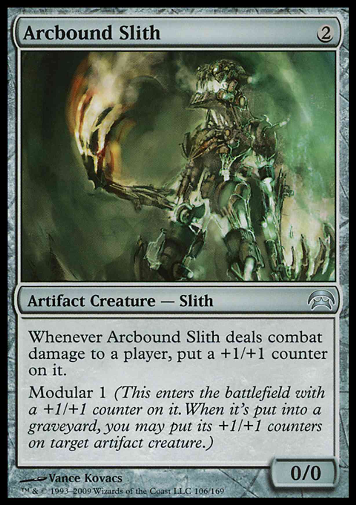 Arcbound Slith magic card front