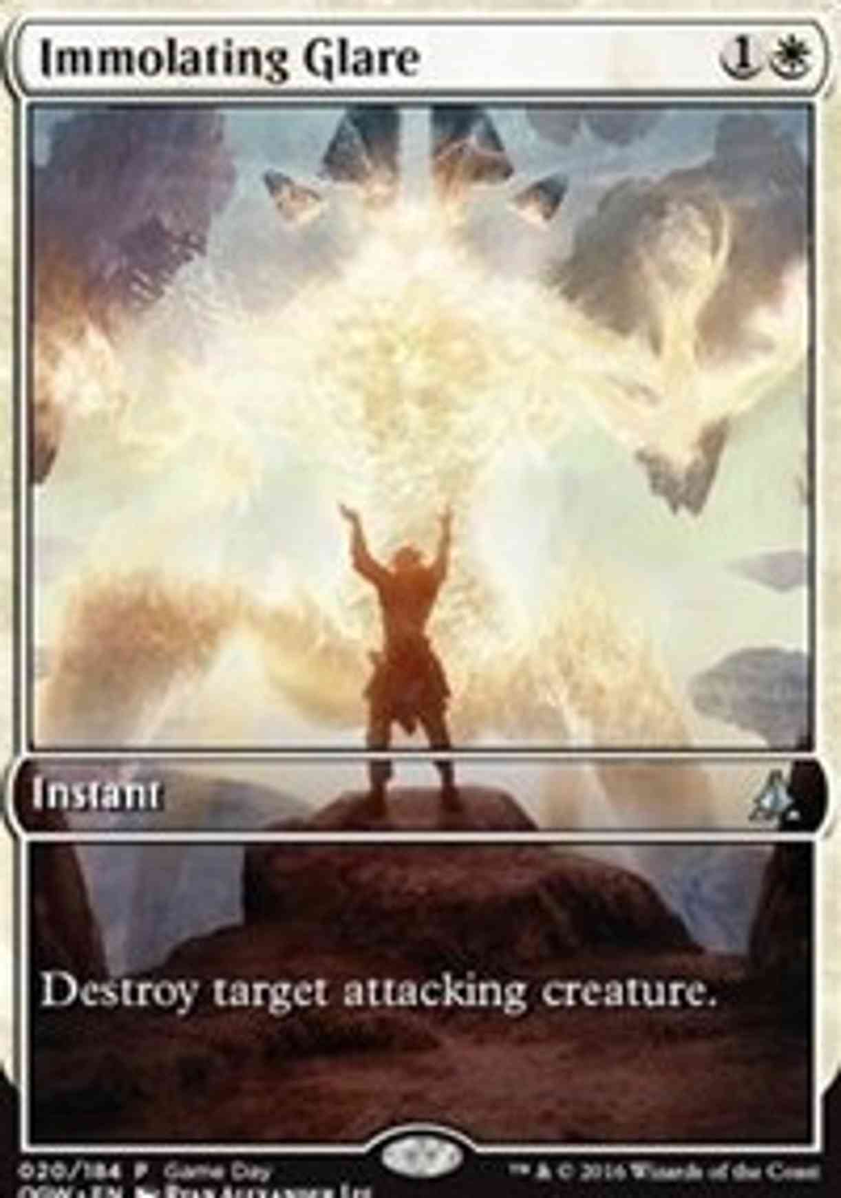Immolating Glare magic card front