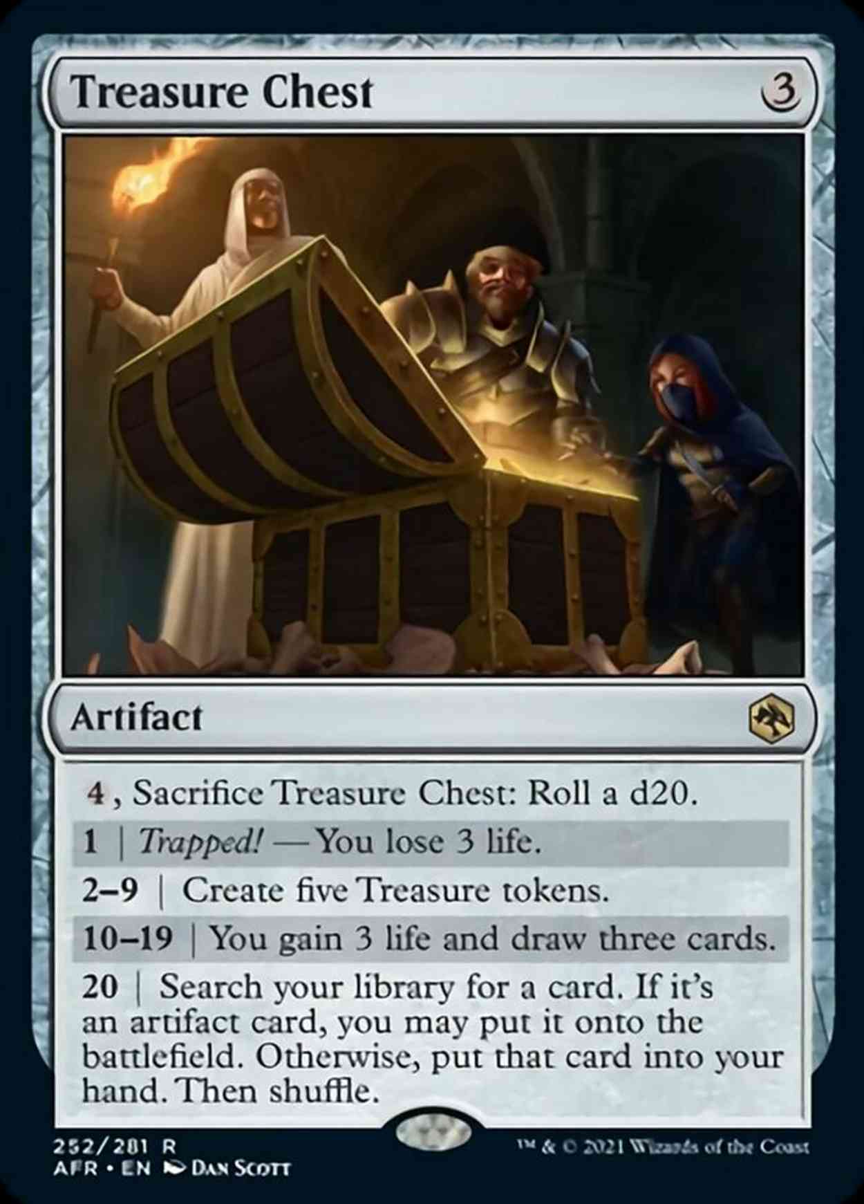 Treasure Chest magic card front
